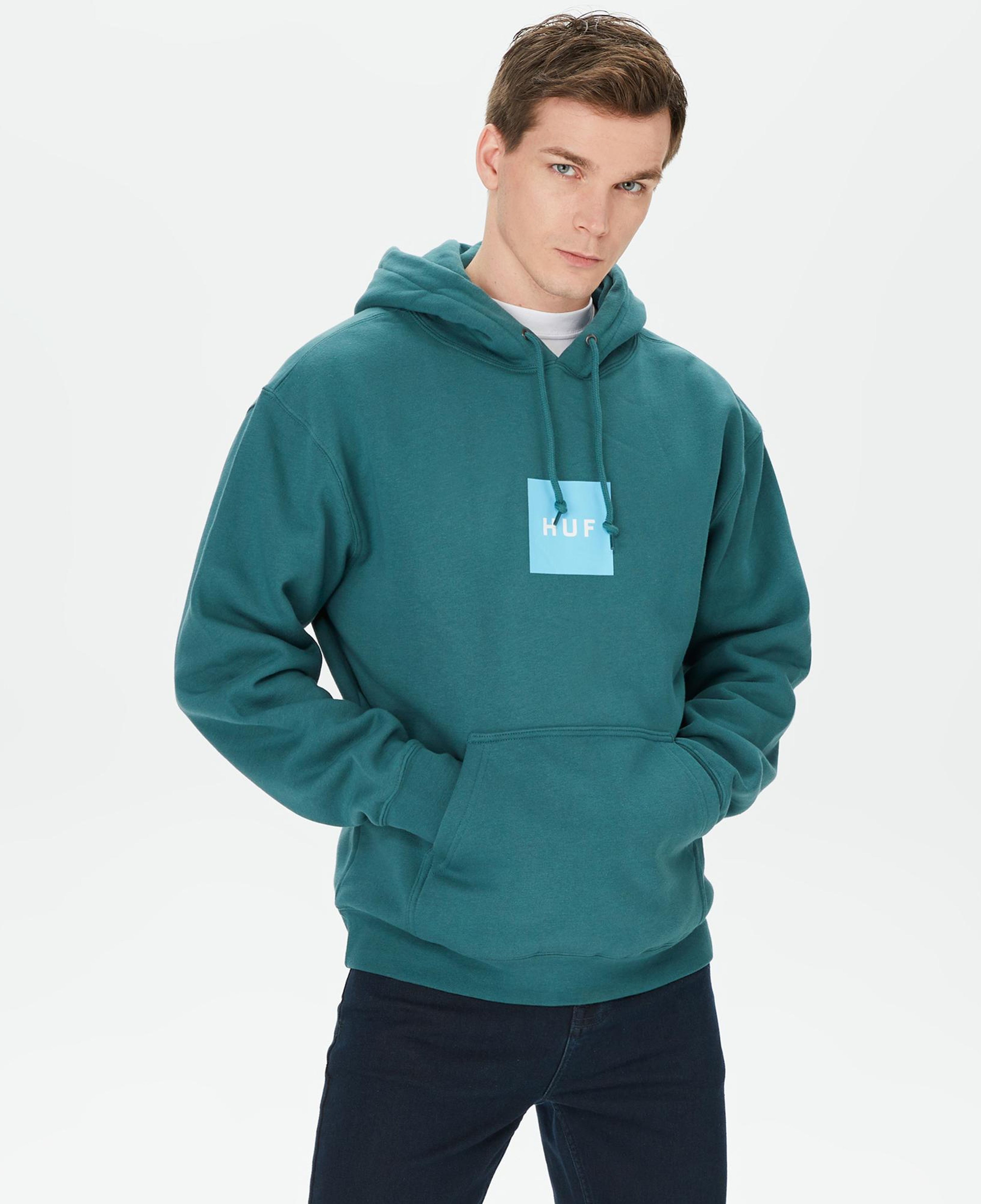 HUF Set Box Erkek Yeşil Hoodie