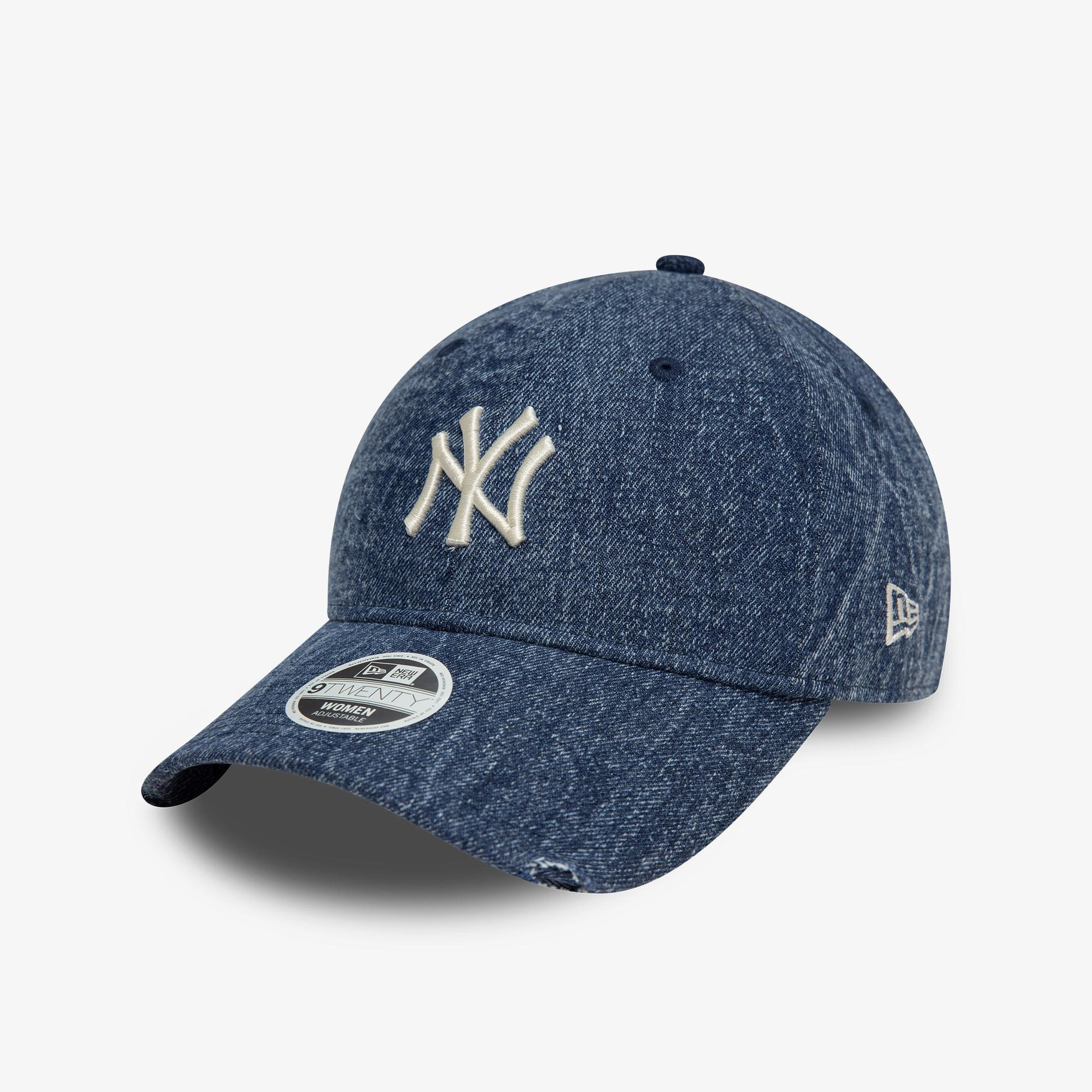 New Era Acid Denim New York Yankees Kadın Mavi Şapka