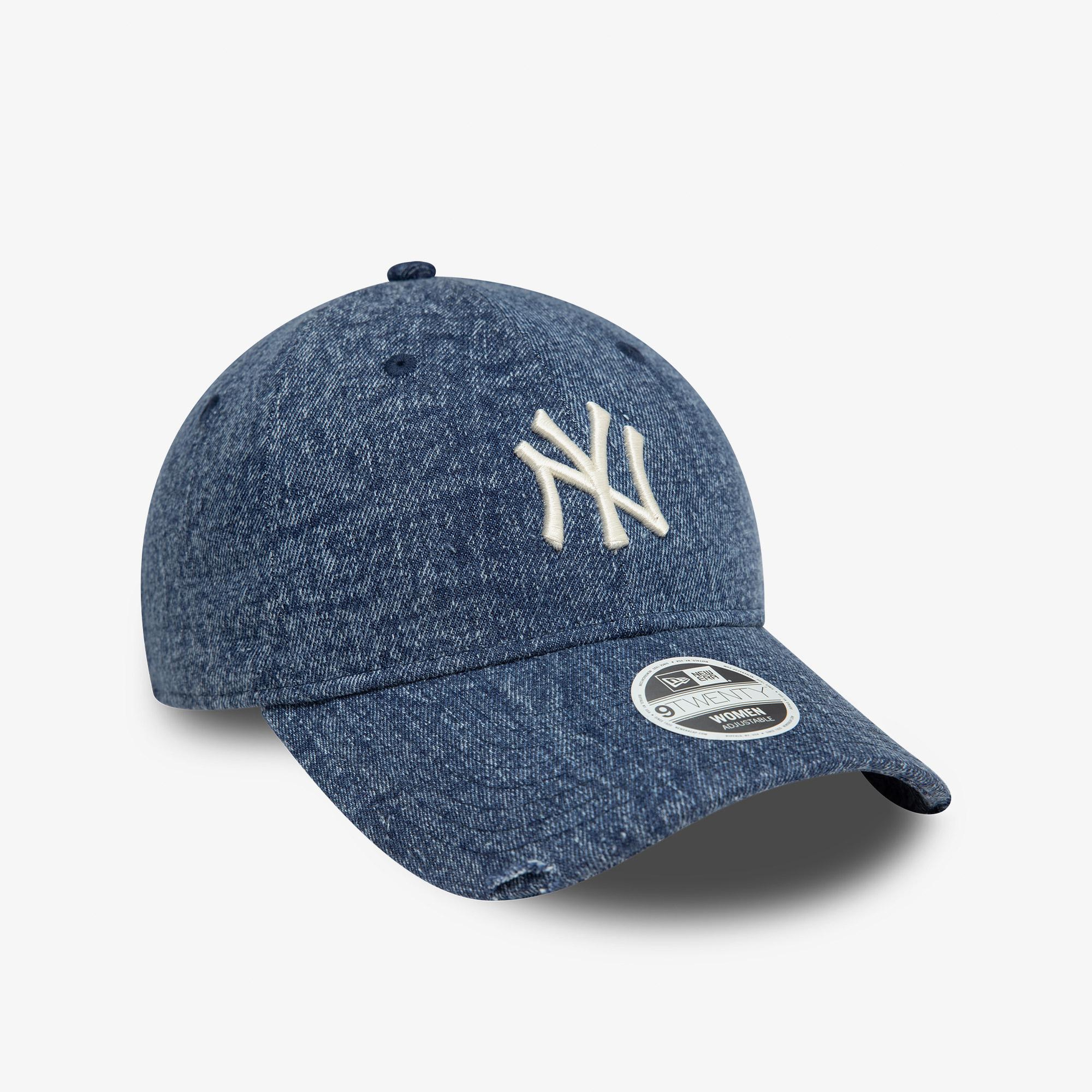 New Era Acid Denim New York Yankees Kadın Mavi Şapka