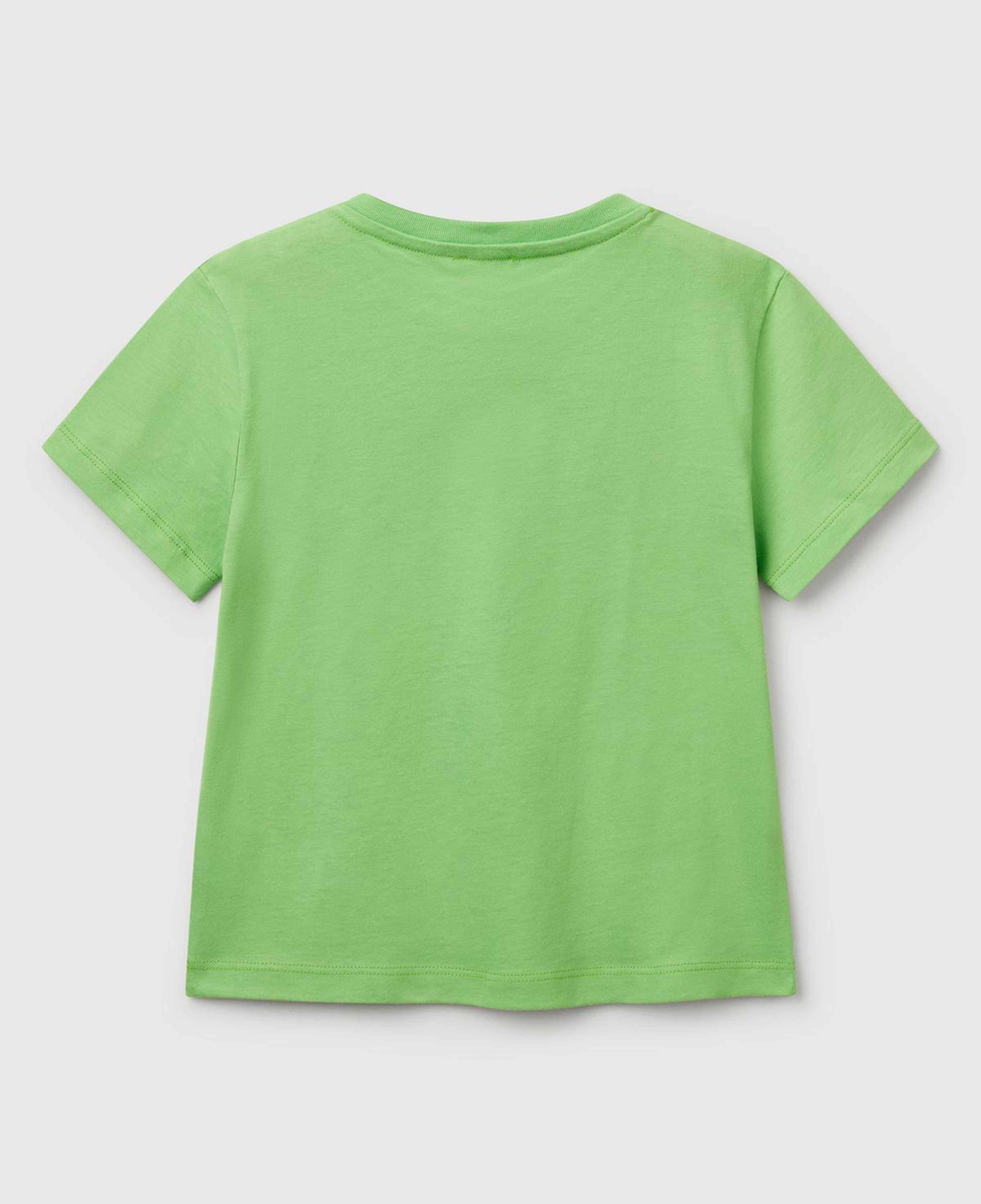 Erkek Çocuk Fıstık Yeşili Grafik Baskılı T-Shirt