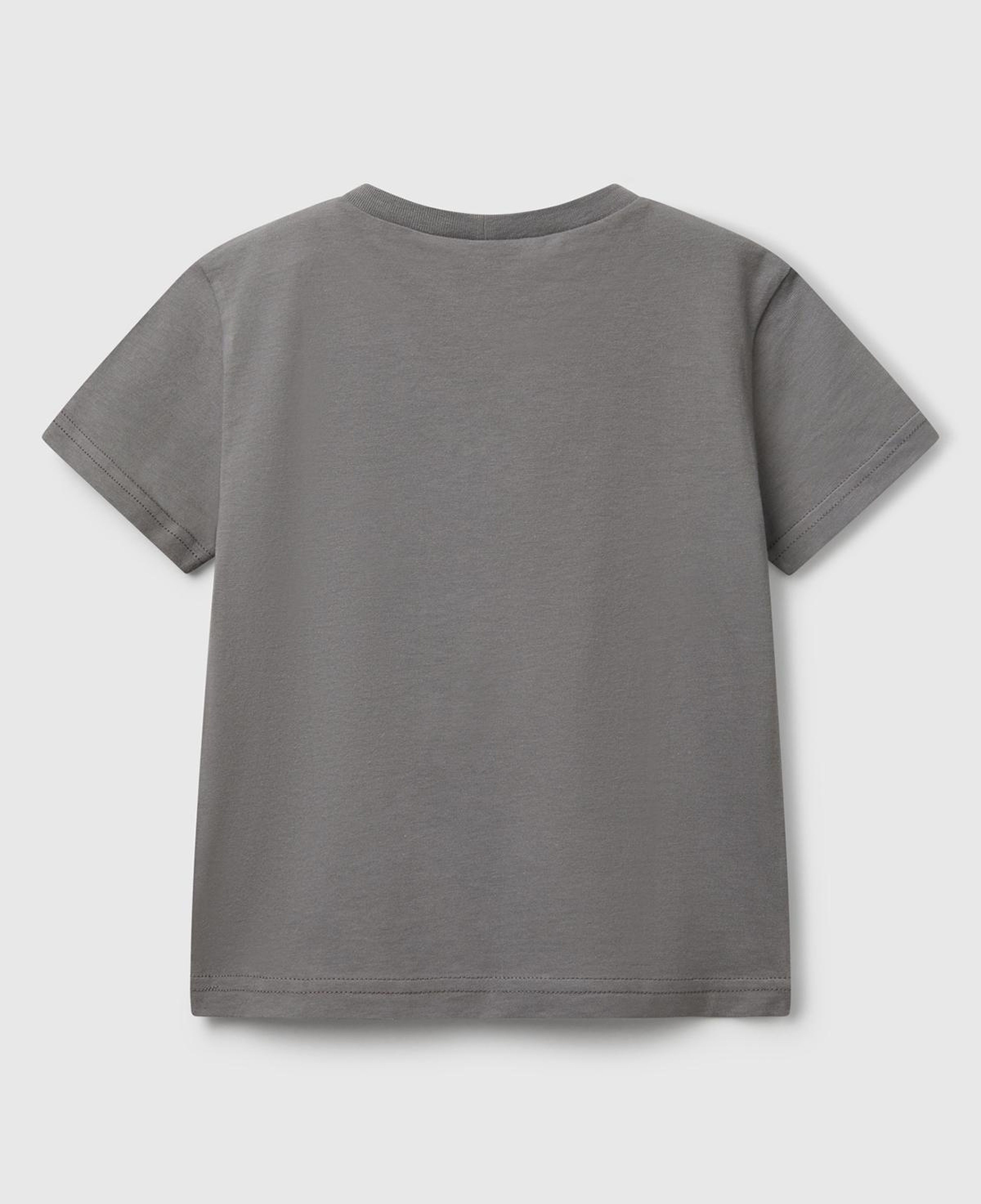 Erkek Çocuk Antrasit Rolling Stones Baskılı Logo Etiketli T-Shirt