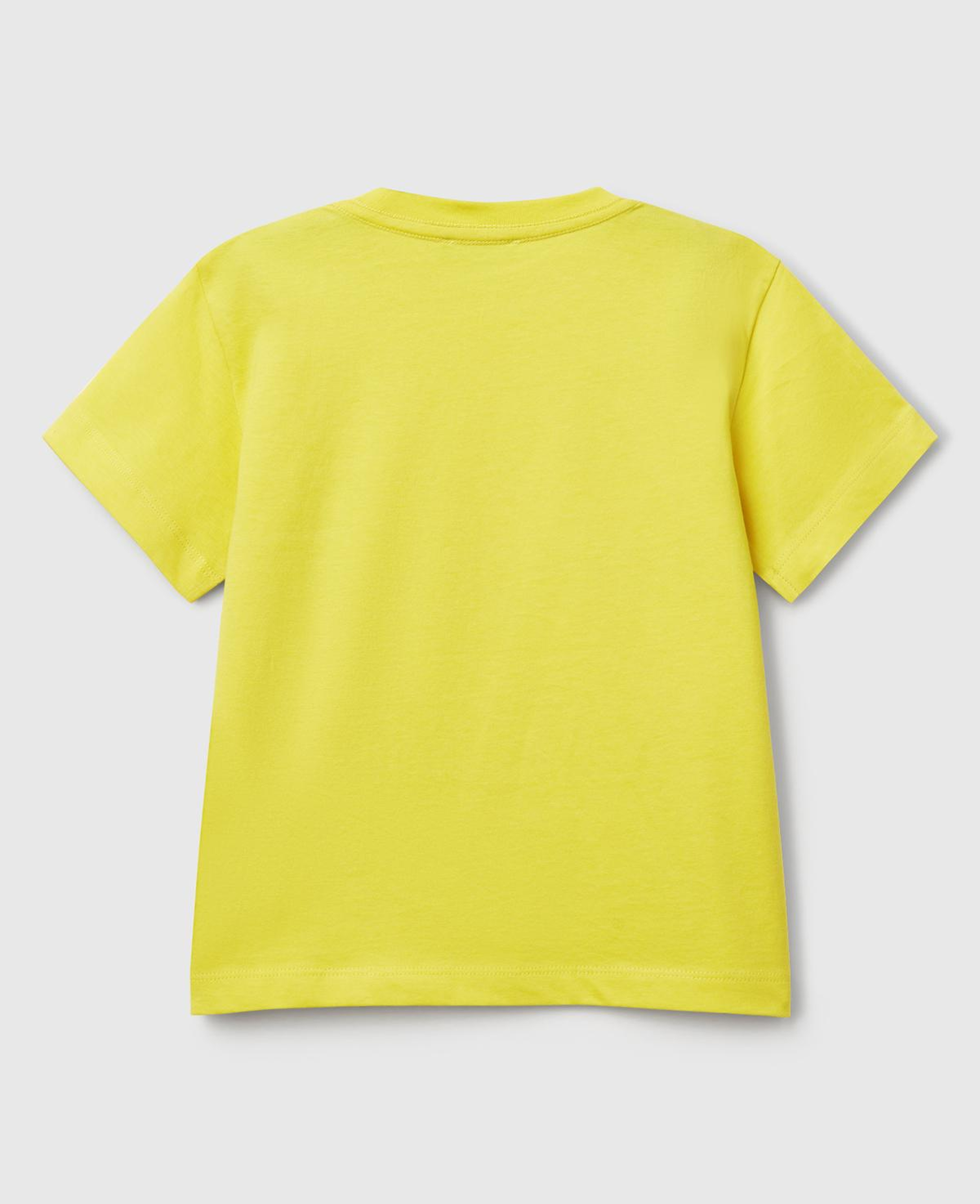 Erkek Çocuk Sarı 3D Baskılı T-Shirt