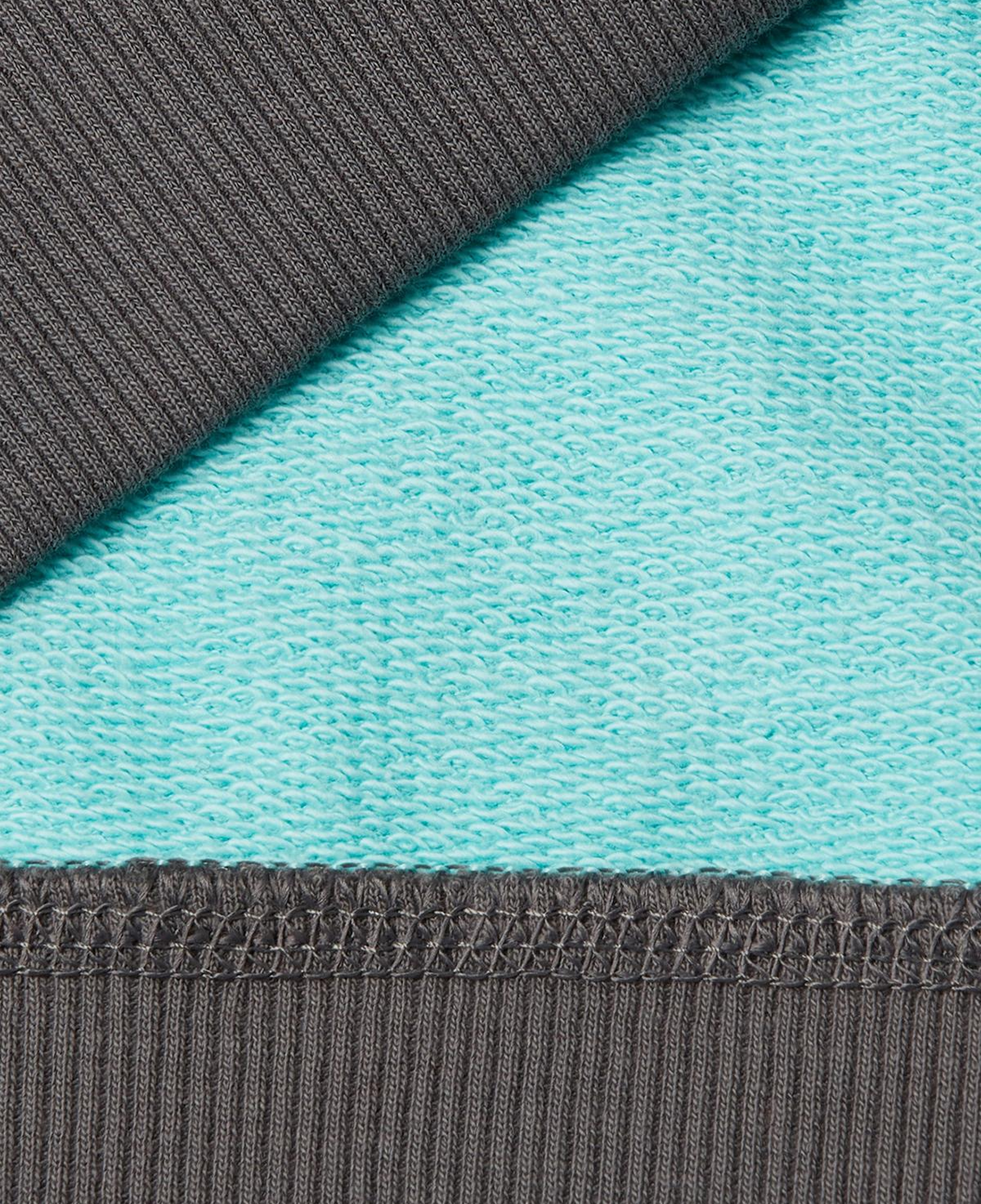 Erkek Çocuk Turkuaz Mix Logolu Sweatshirt