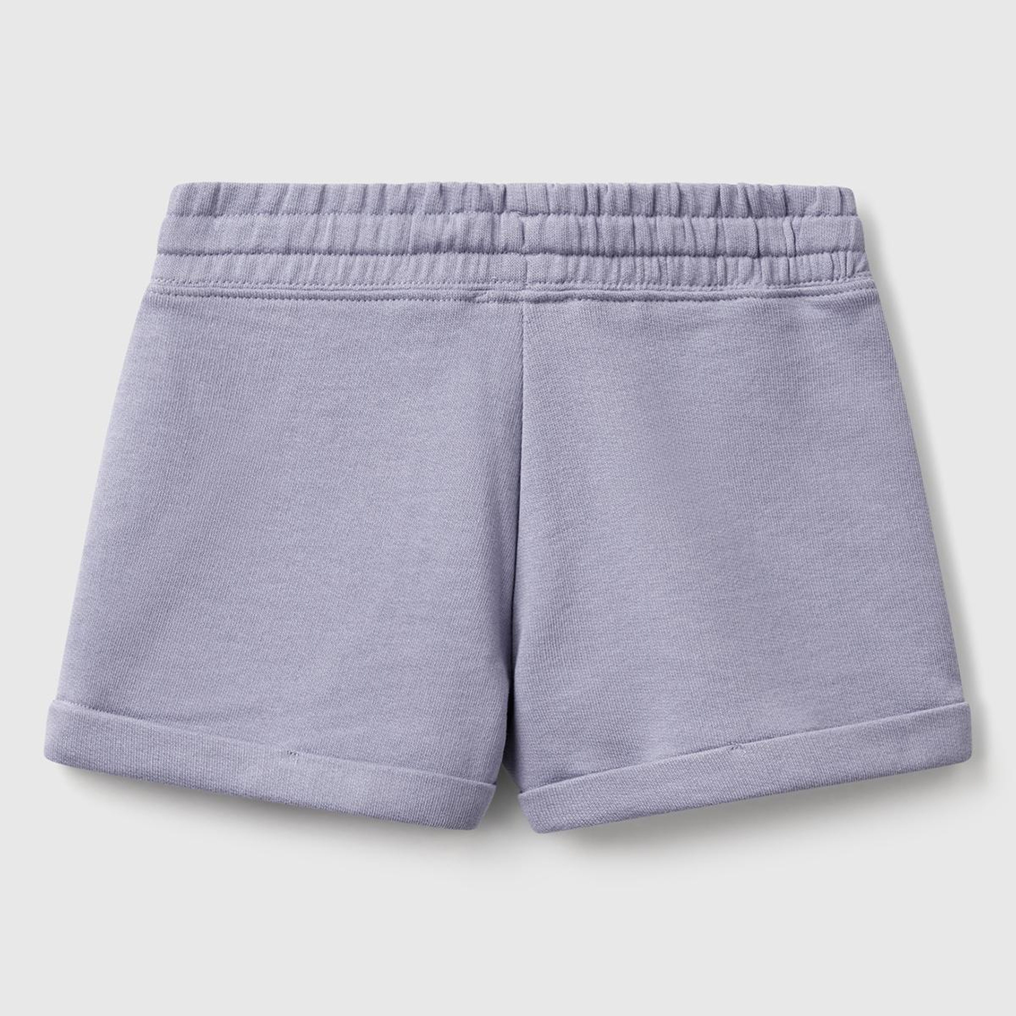 Kız Çocuk Lila Logolu Sweat Şort