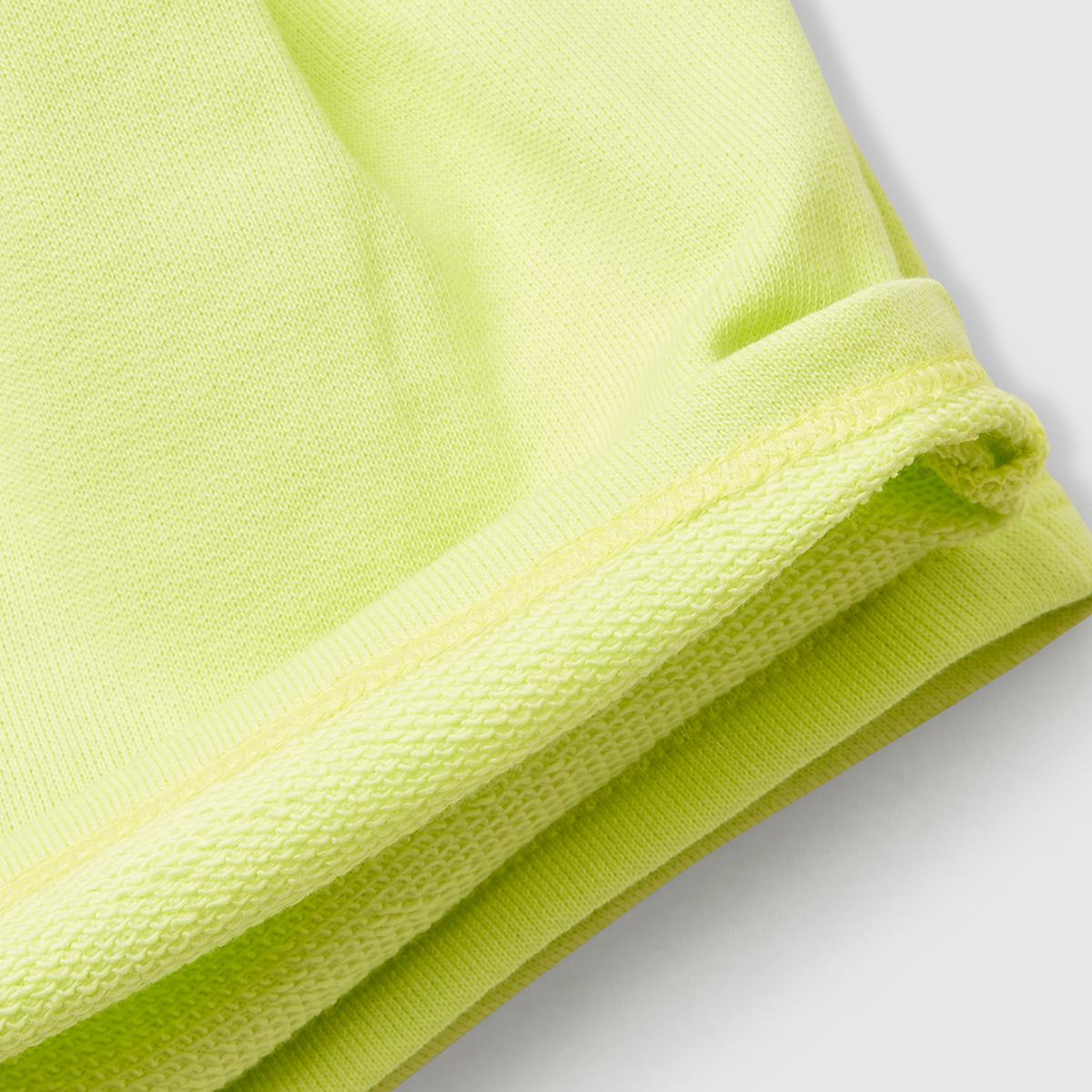 Kız Çocuk Sarı Benetton Logo İşlemeli Beli İpli Şort