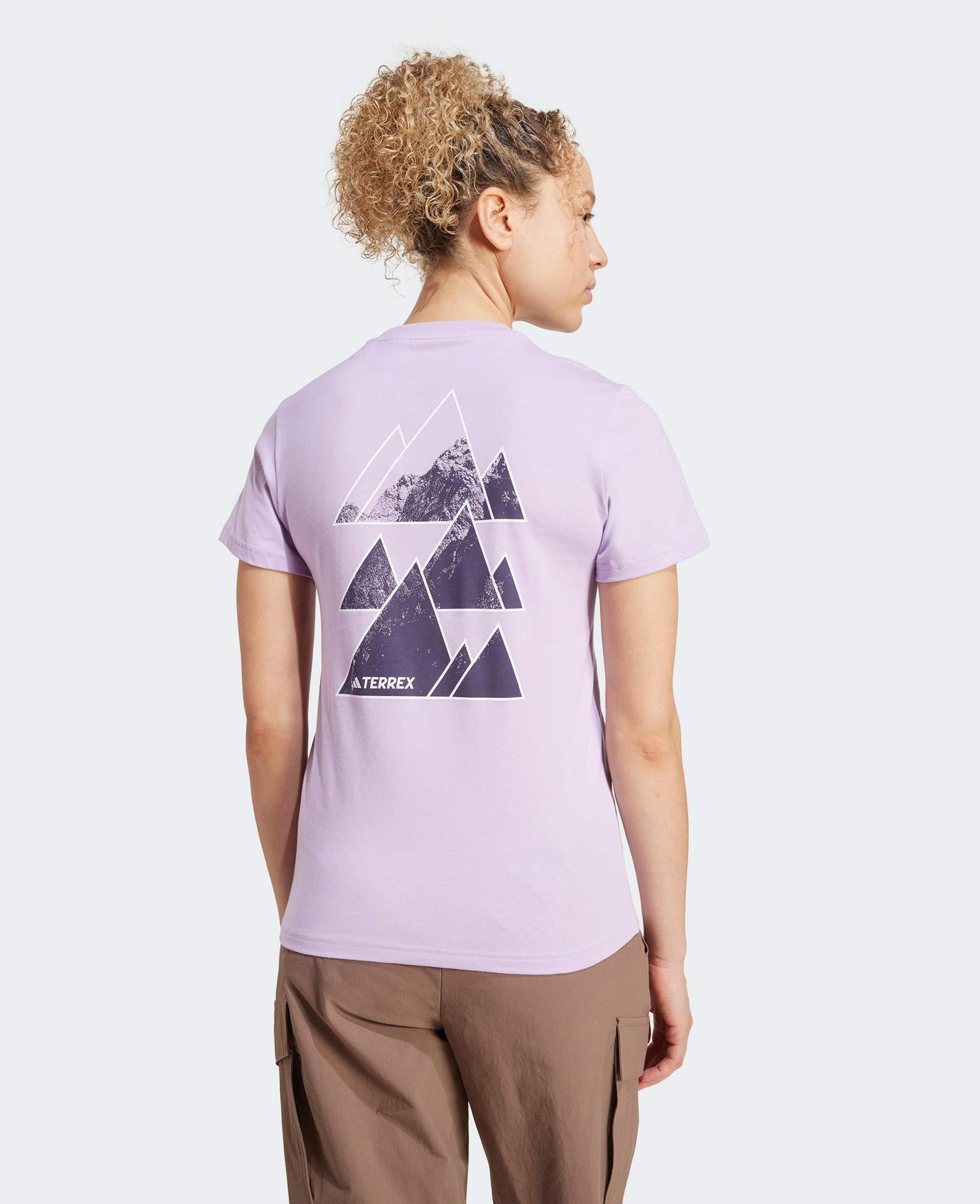 adidas Athlete Kadın Mor Günlük T-Shirt