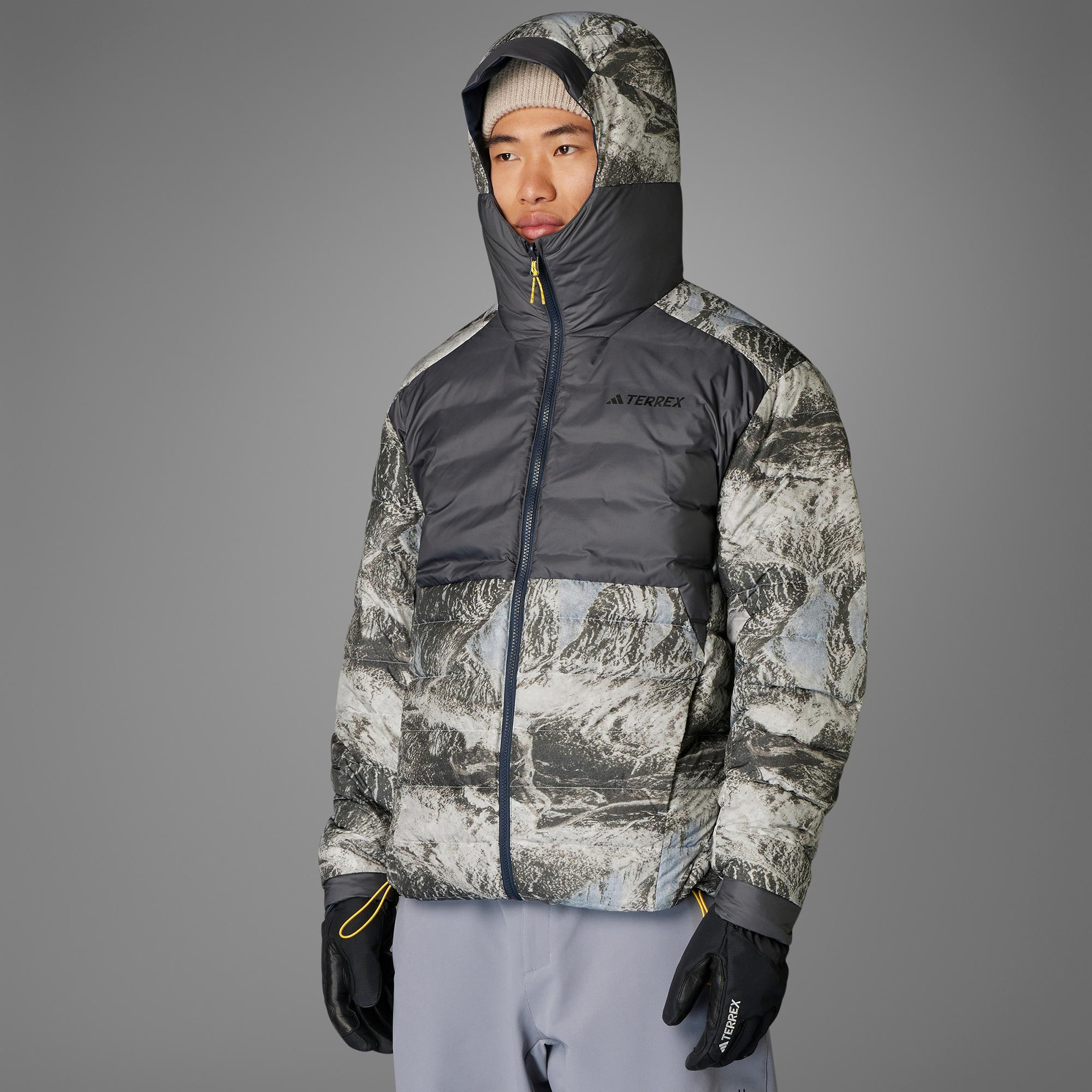 adidas Terrex National Geographic Erkek Gri Outdoor Ceket