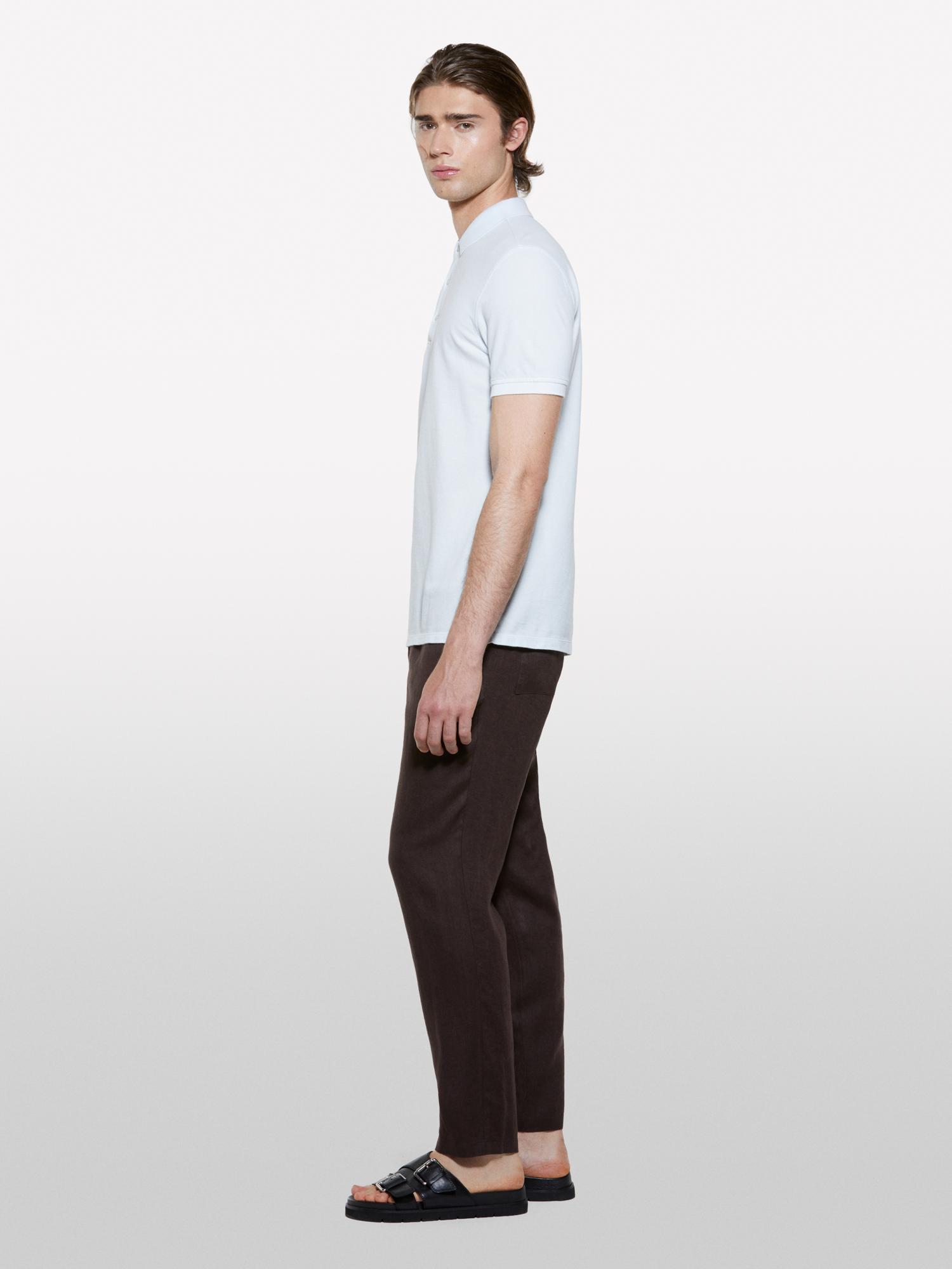 Erkek Buz Mavisi %100 Pamuk Regular Fit Polo T-Shirt