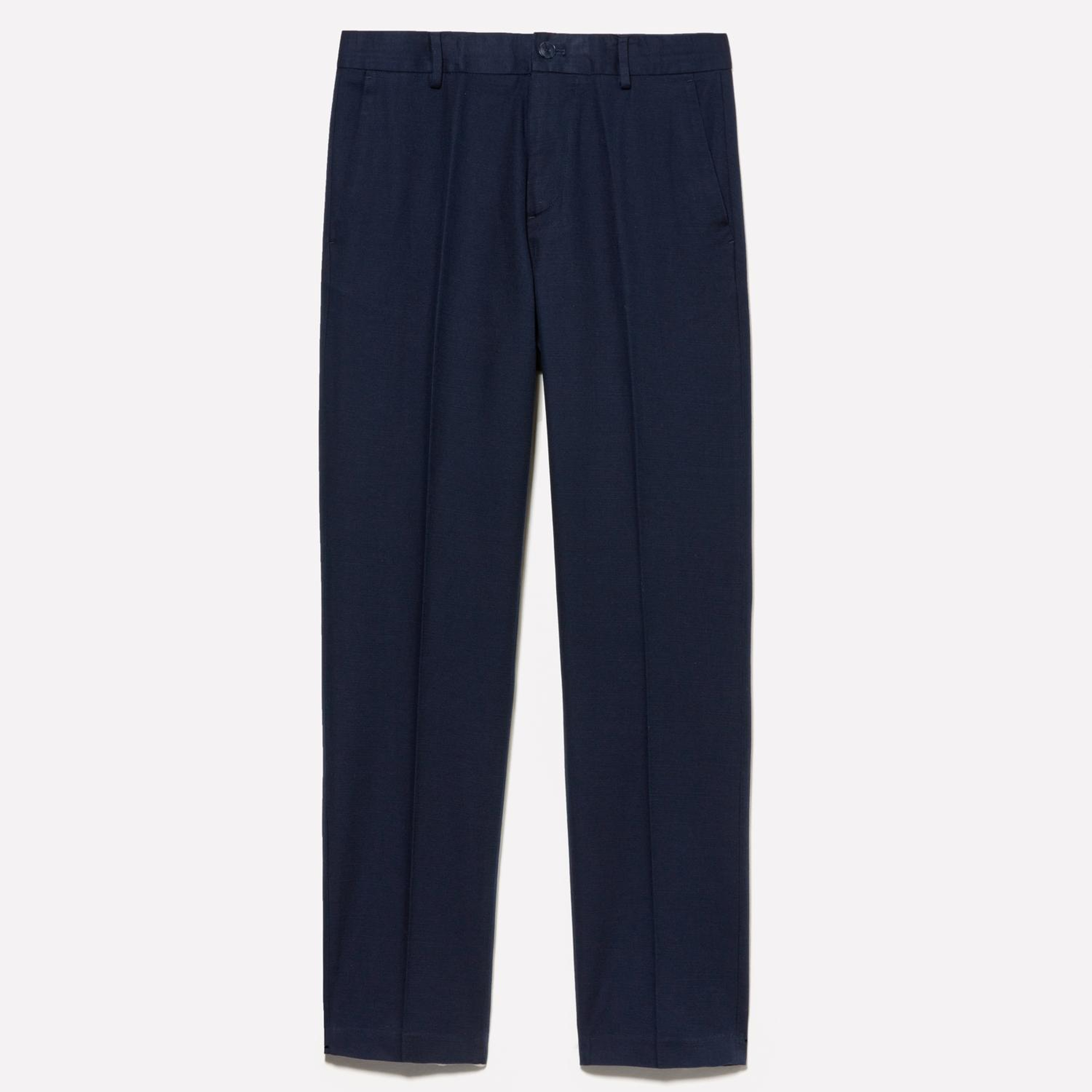 Erkek %100 Pamuk Slim Comfort Fit Chino Pantolon