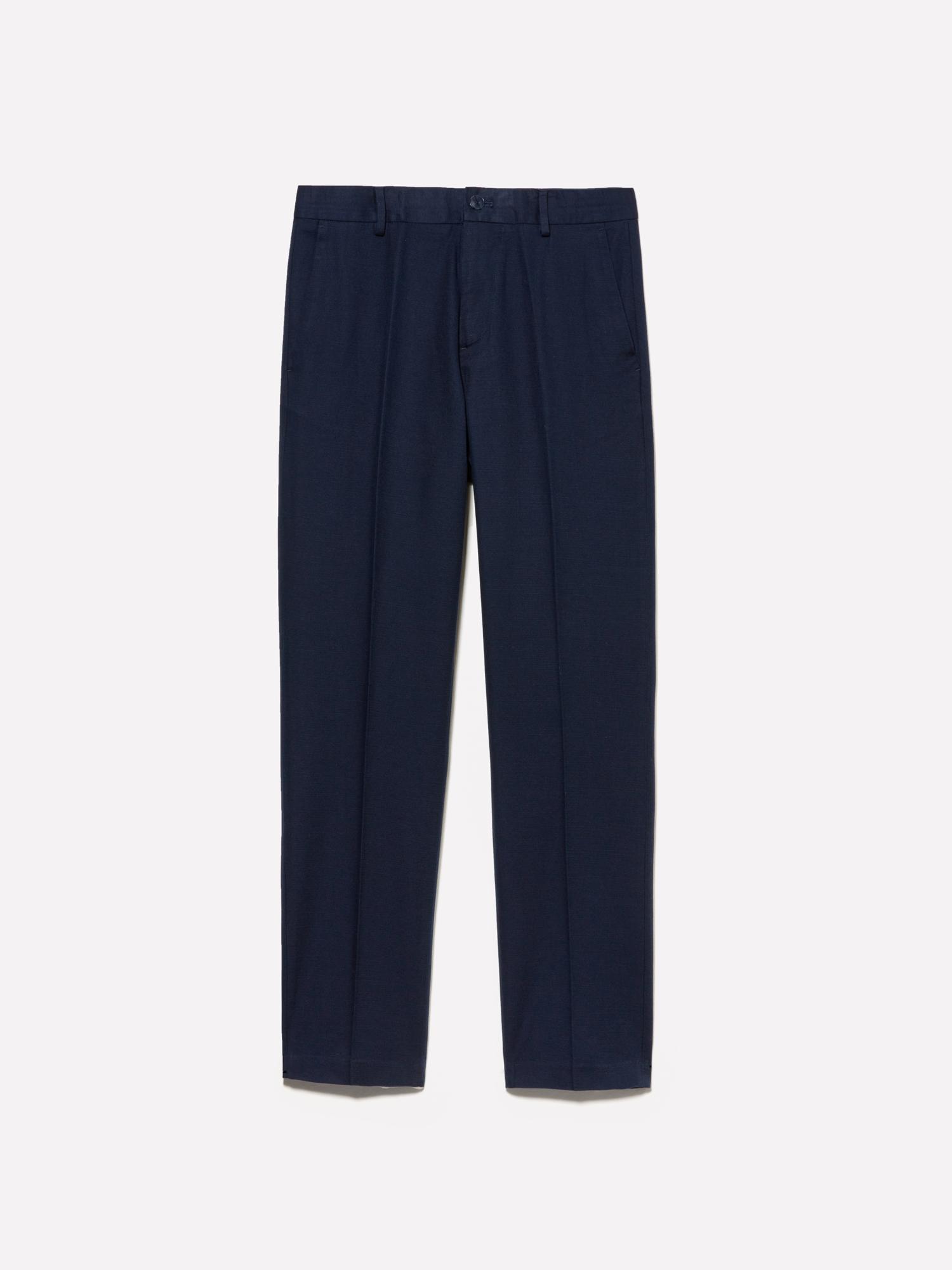 Erkek %100 Pamuk Slim Comfort Fit Chino Pantolon