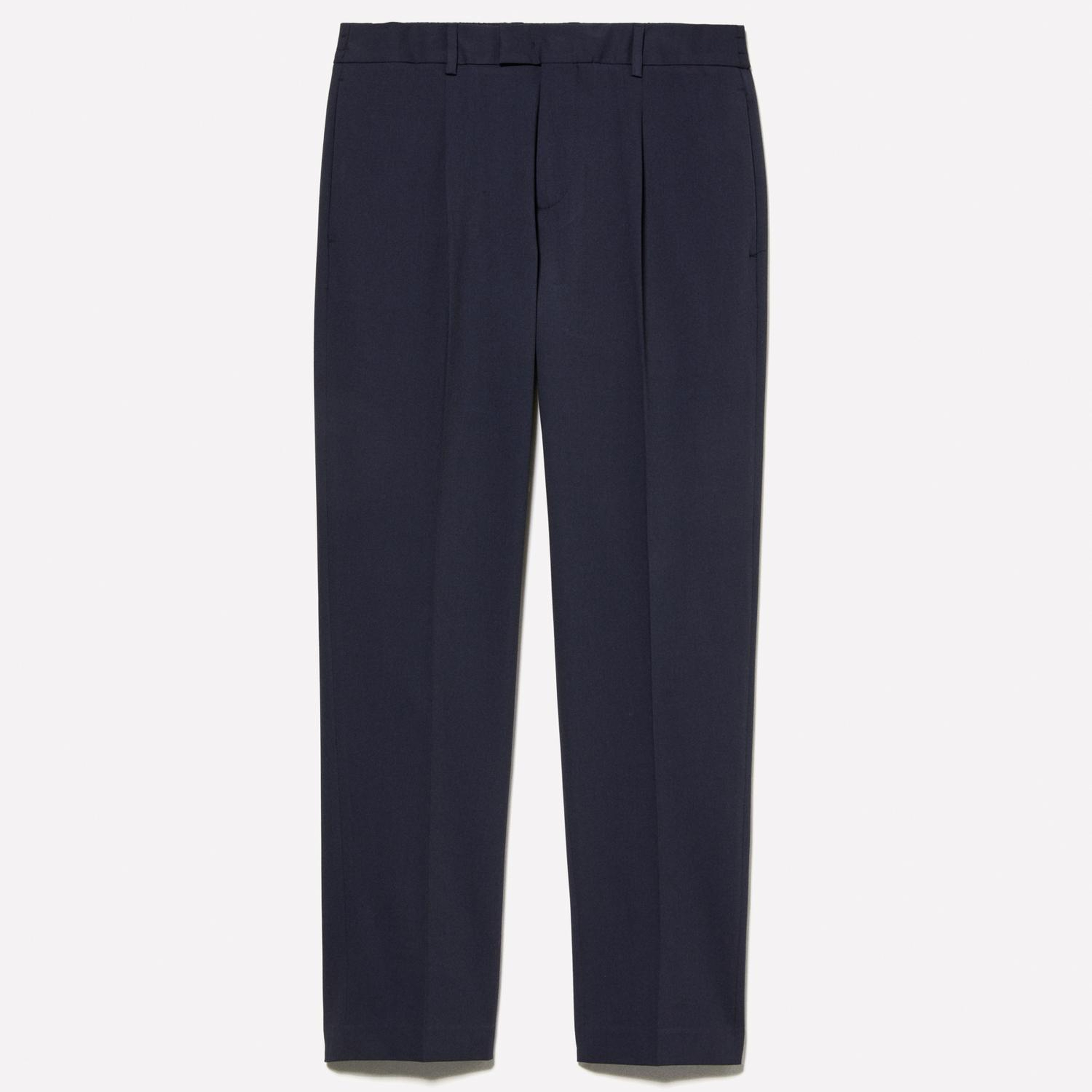 Erkek Koyu Denim Viskoz Karışımlı Arkası Cep Detaylı Jogger Pantolon