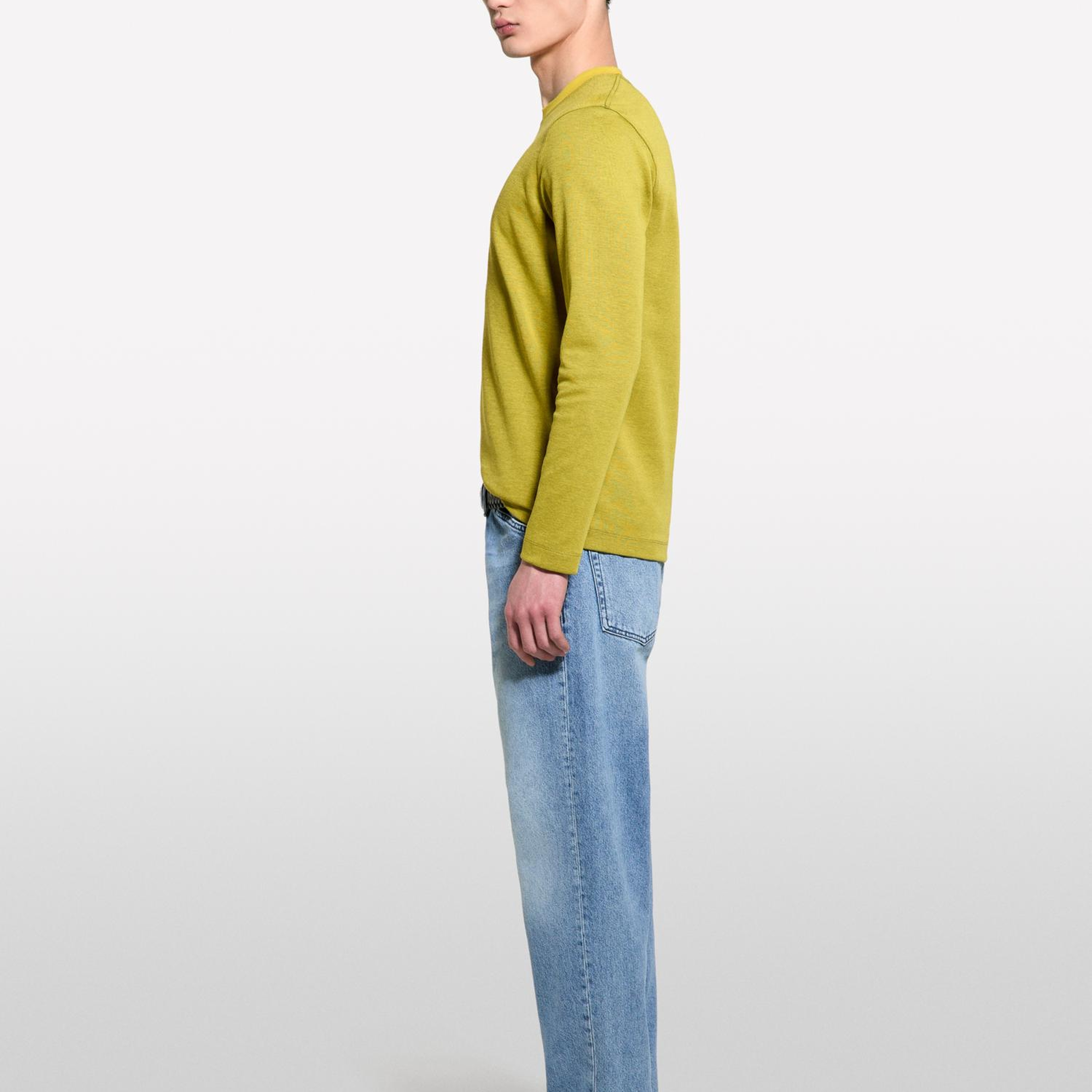 Erkek Açık Denim %100 Pamuk Normal Bel Regular Fit Denim Pantolon