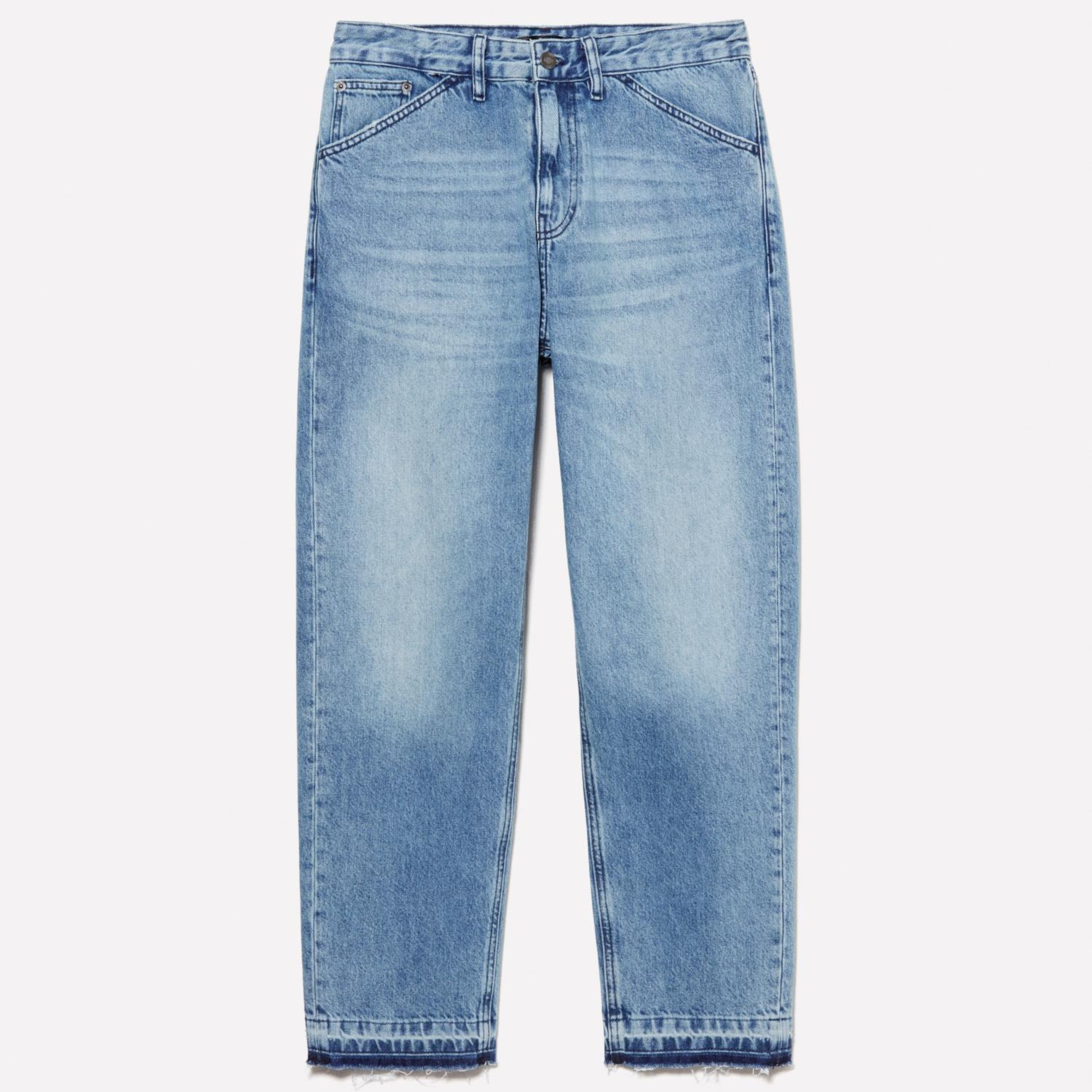 Erkek Açık Denim %100 Pamuk Normal Bel Regular Fit Denim Pantolon