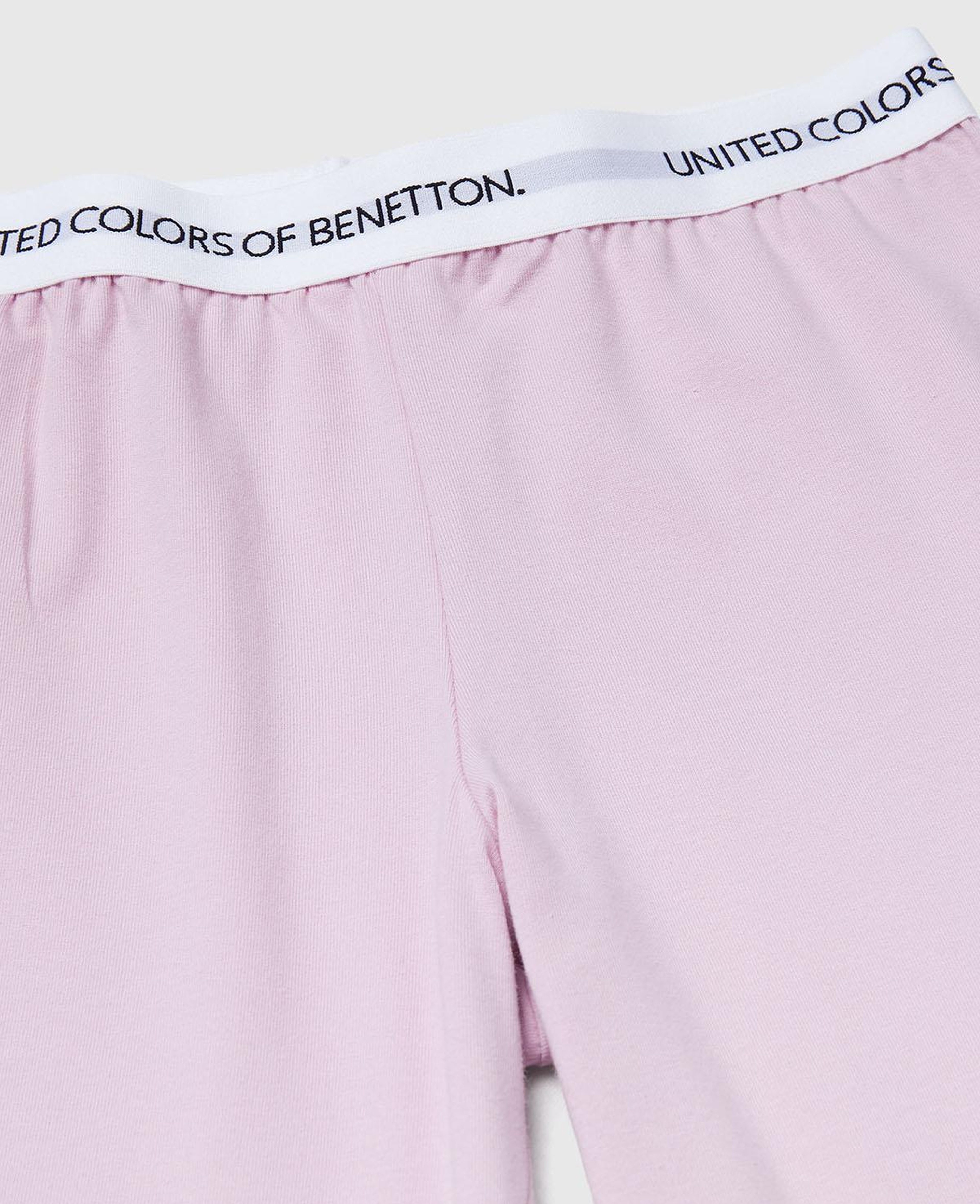 Erkek Çocuk Toz Pembe Logolu Düz Renk Pijama Takımı