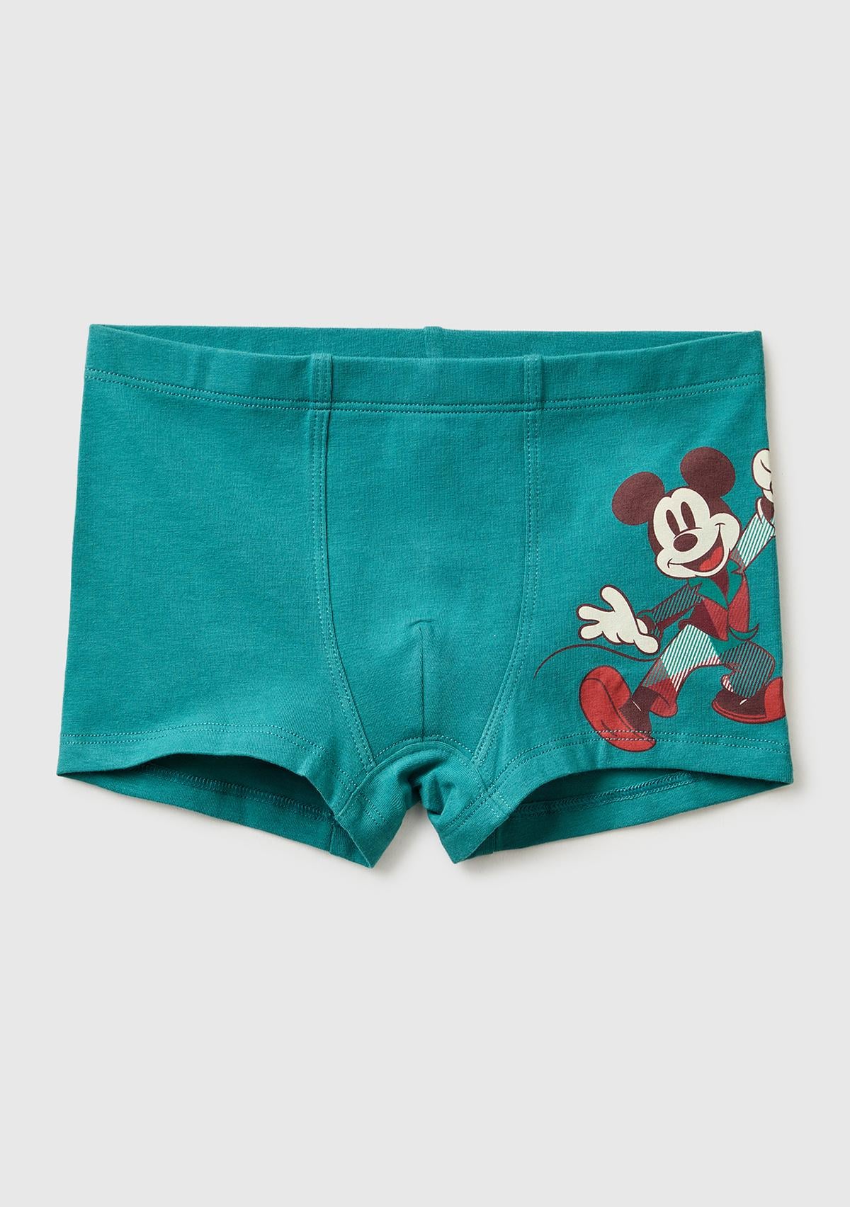 Erkek Çocuk Yeşil Disney Baskılı Boxer