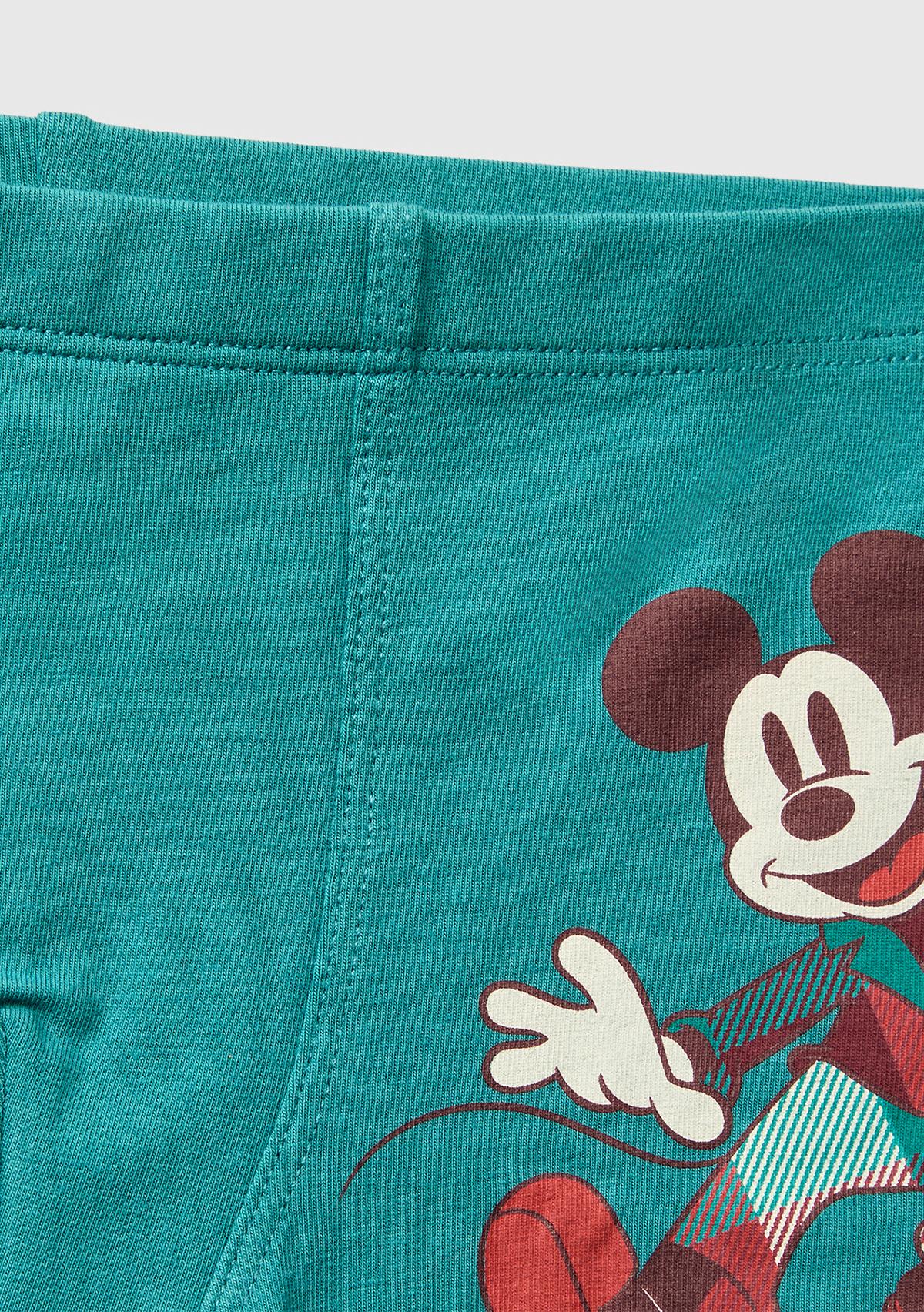 Erkek Çocuk Yeşil Disney Baskılı Boxer