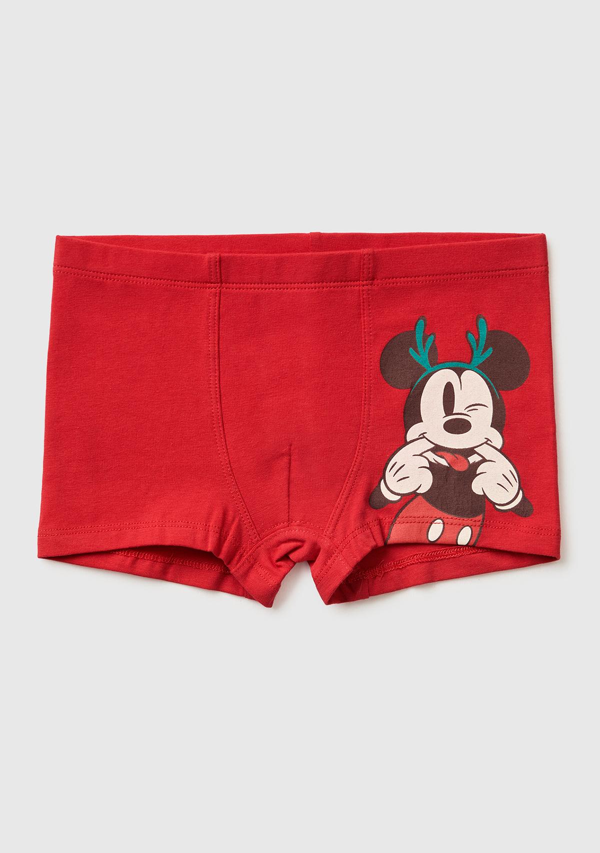 Erkek Çocuk Kırmızı Disney Baskılı Boxer