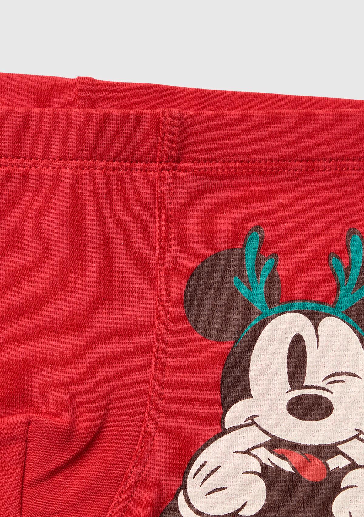 Erkek Çocuk Kırmızı Disney Baskılı Boxer