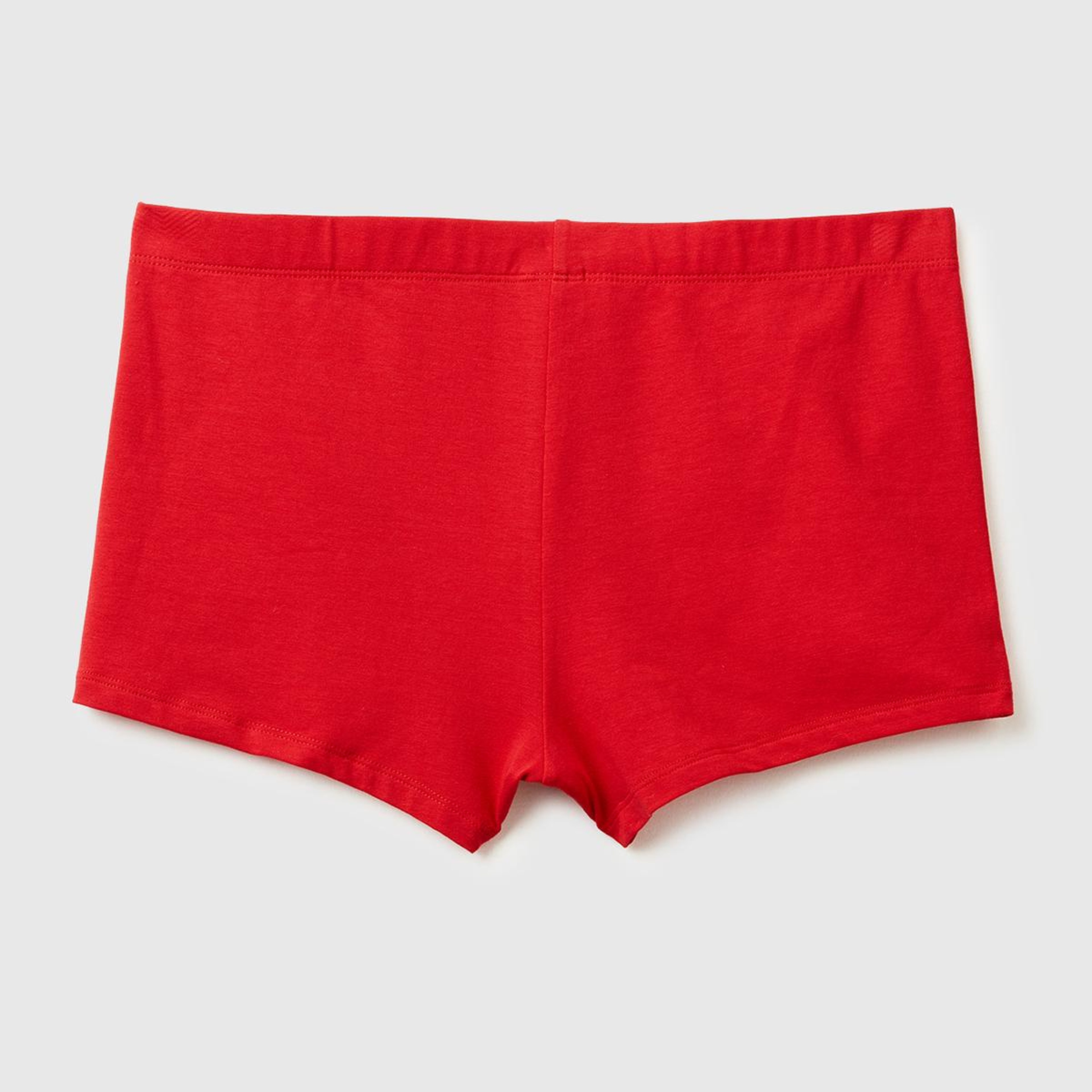 Erkek Kırmızı Mickey Baskılı Pamuklu Boxer