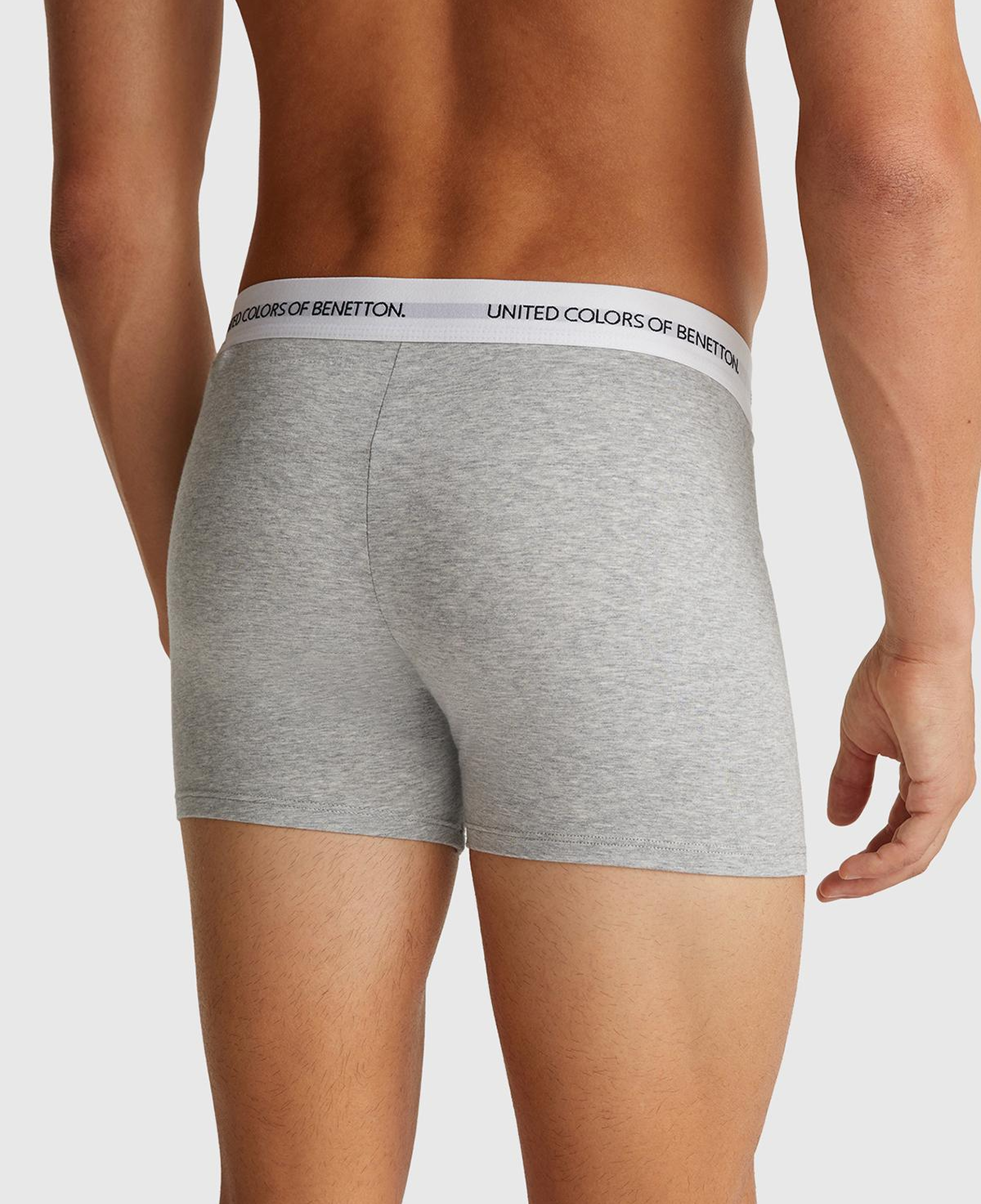 Erkek Gri Melanj Boxer