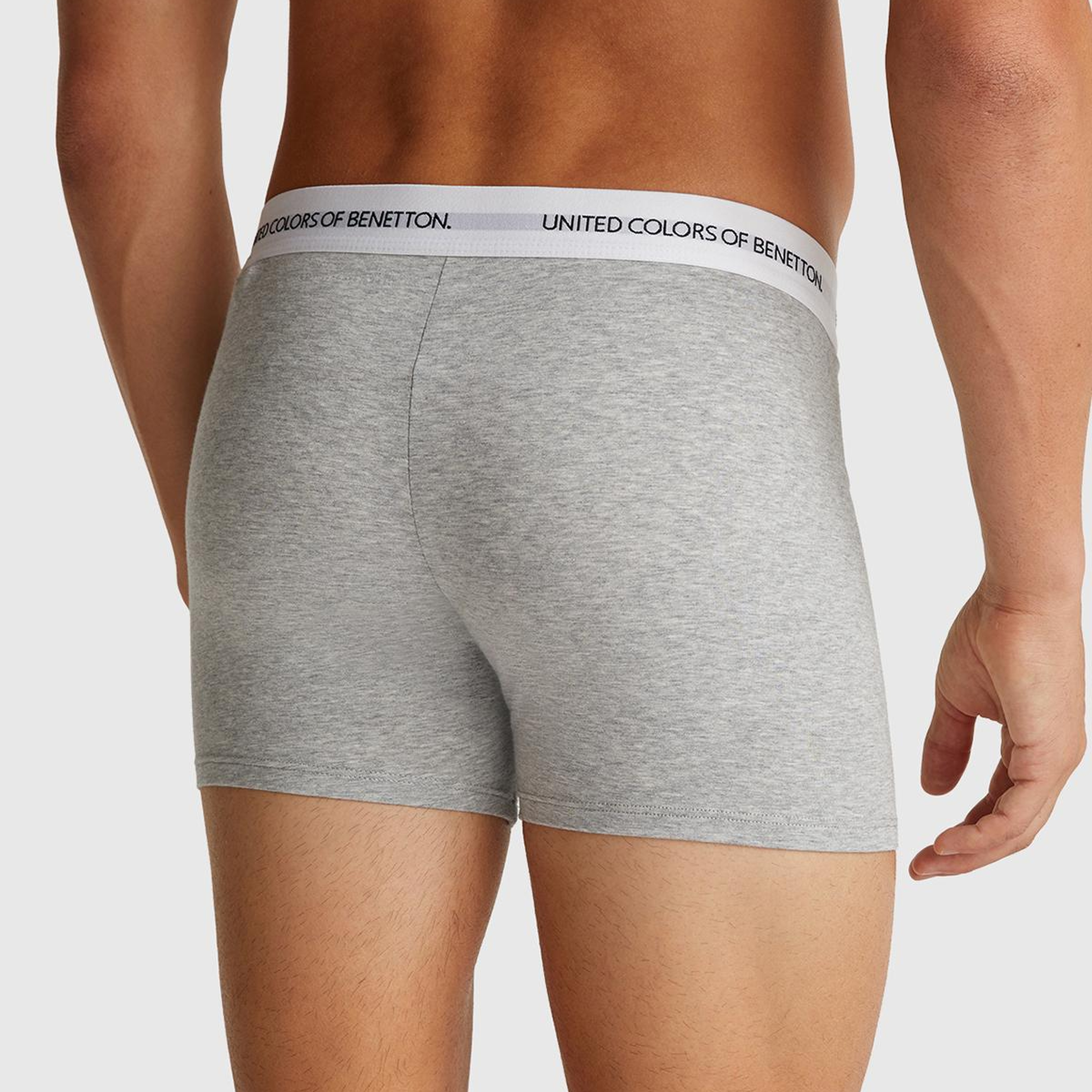 Erkek Gri Melanj Boxer