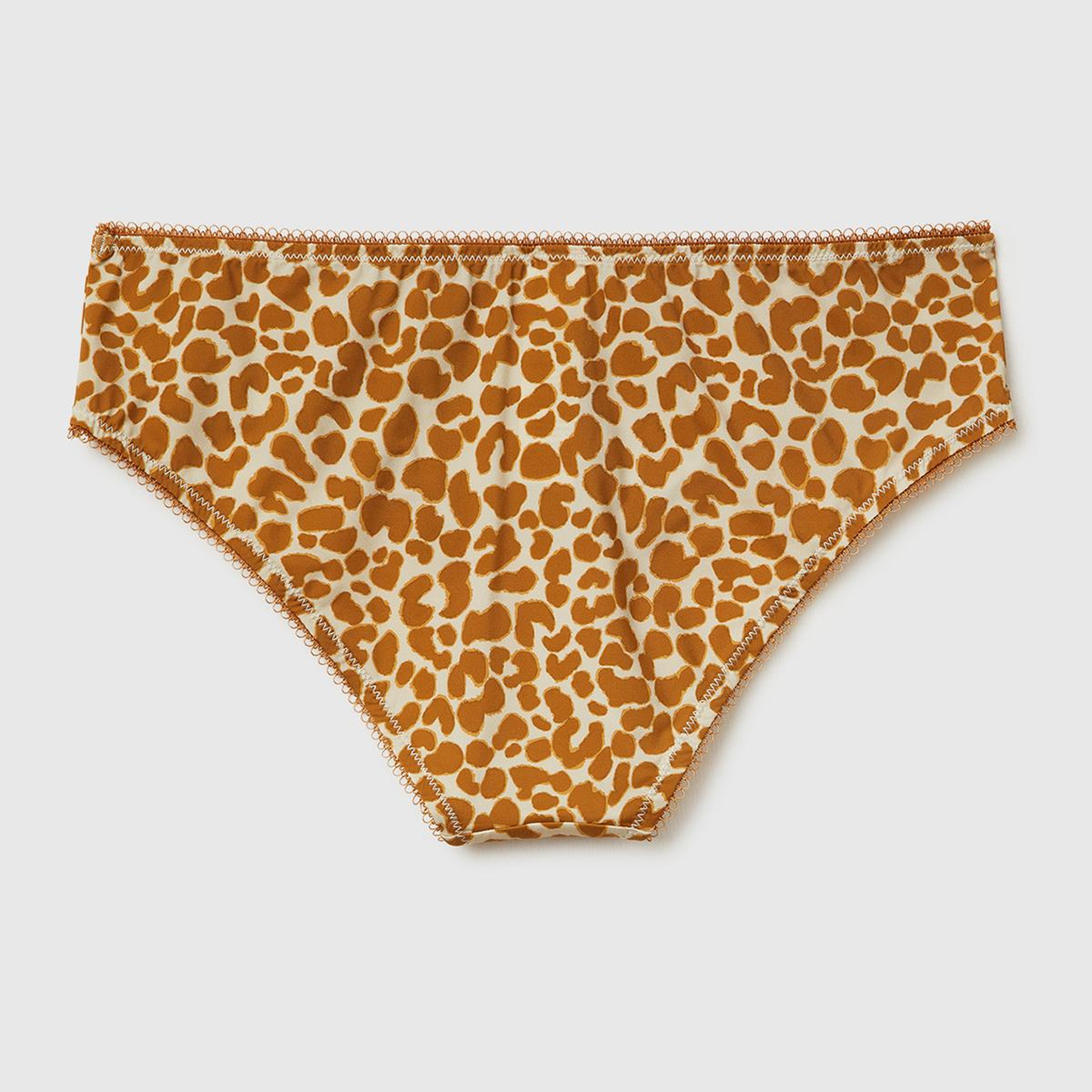 Kadın Camel Desenli Slip Külot