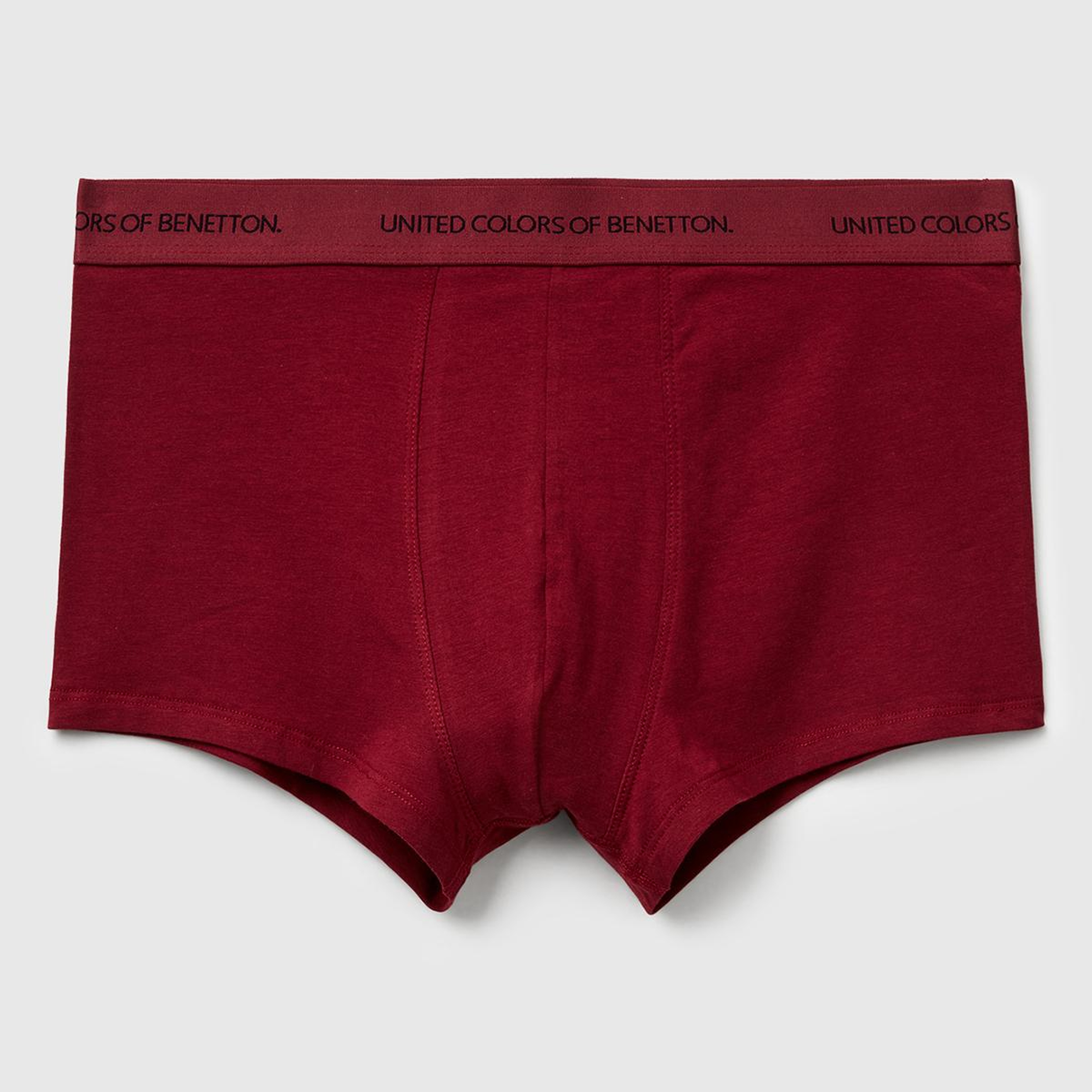 Erkek Bordo Logo Bantlı Boxer