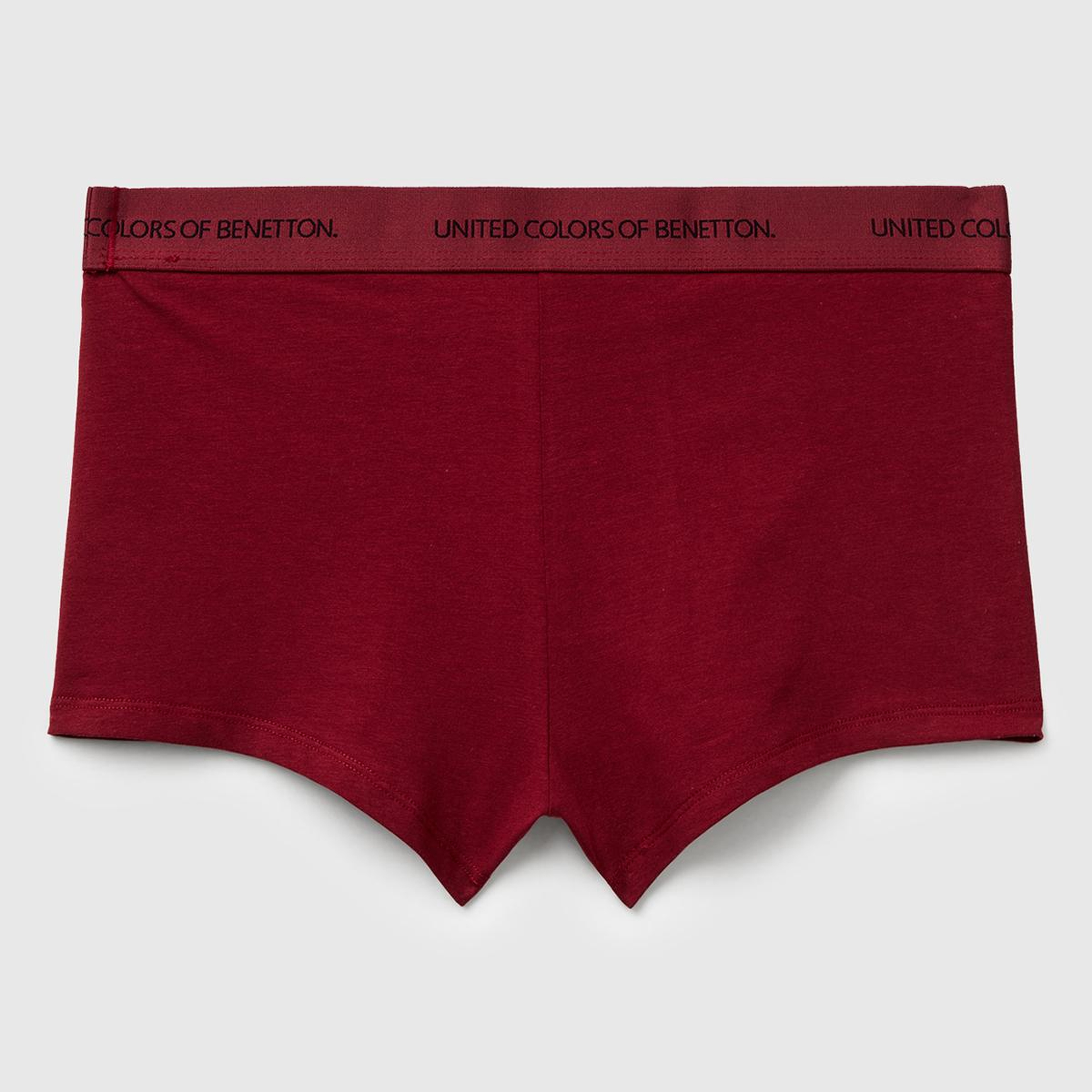 Erkek Bordo Logo Bantlı Boxer