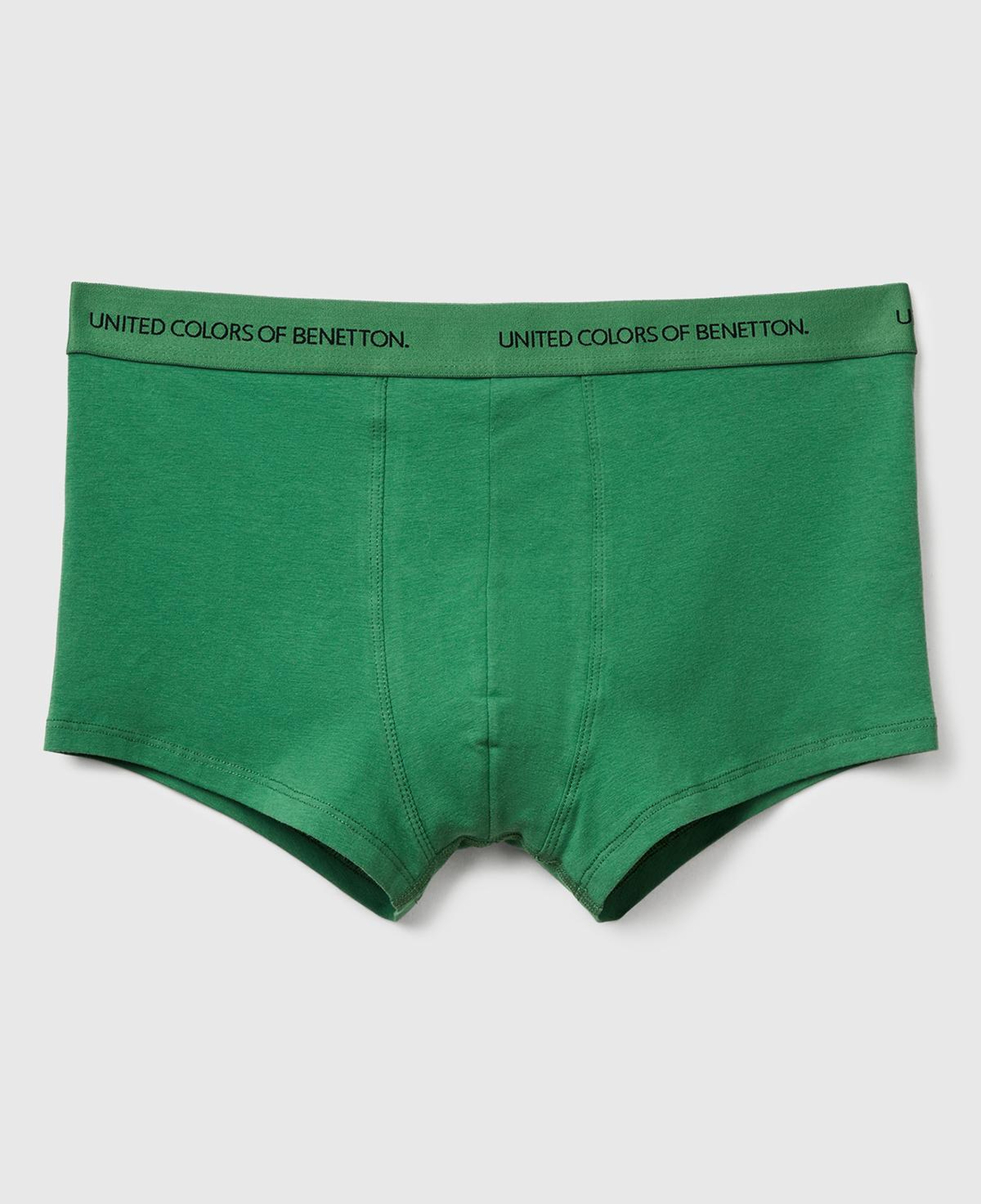 Erkek Yeşil Logo Bantlı Boxer