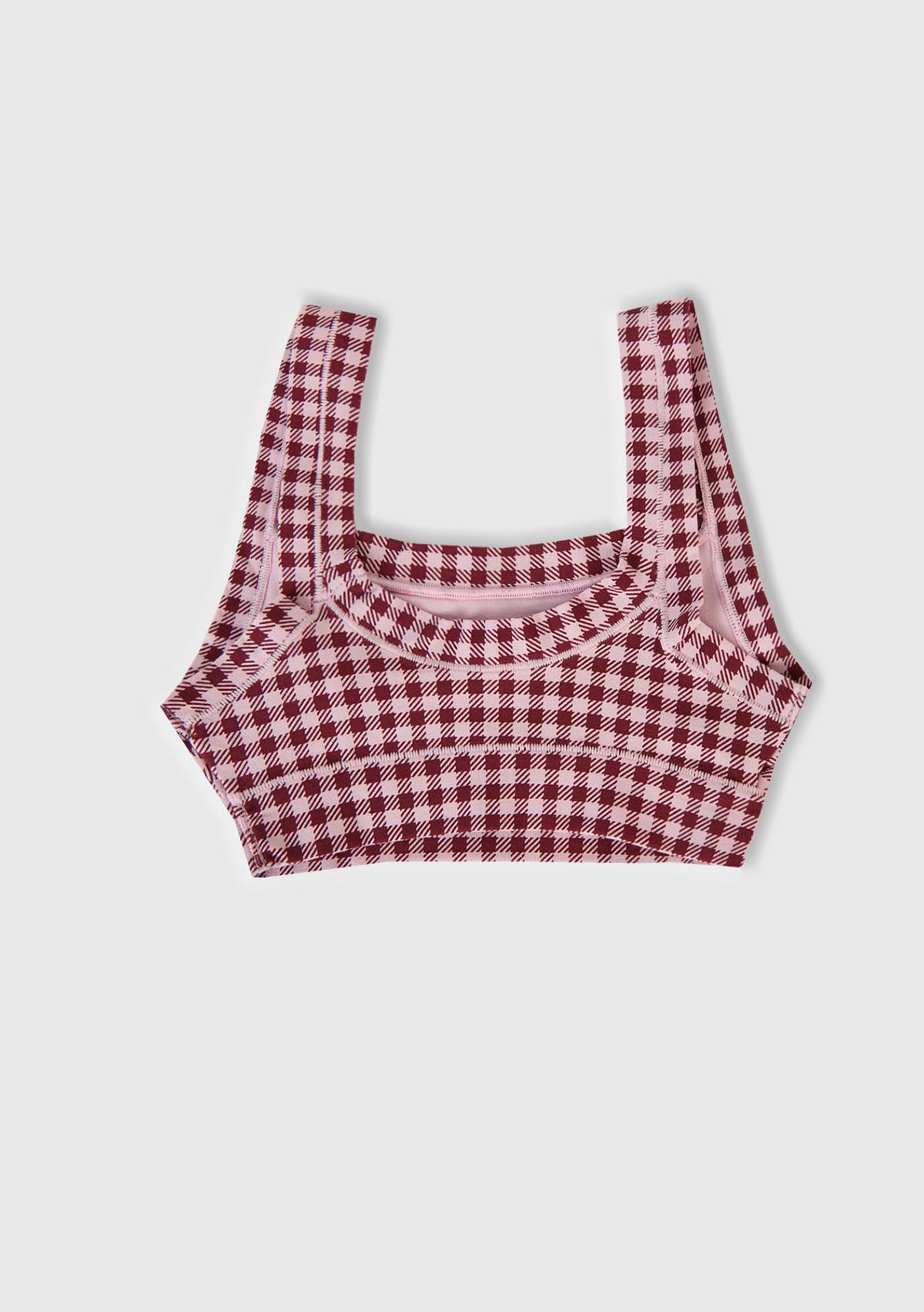 Kız Çocuk Pembe Düz Renk ve Desenli 2'li Bralet Seti