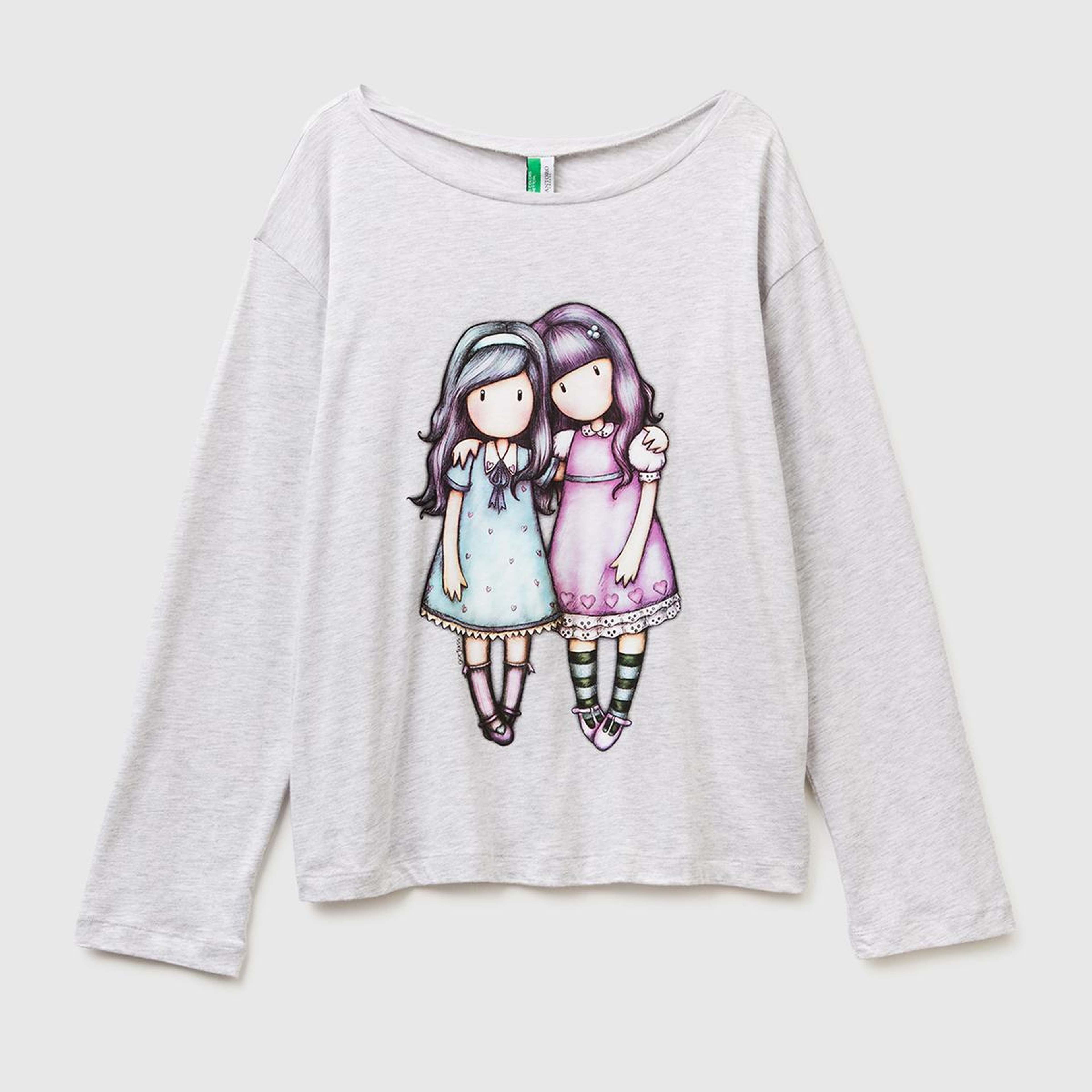 Kadın Beyaz Koton Karışımlı Gorjuss Baskılı Pijama üstü