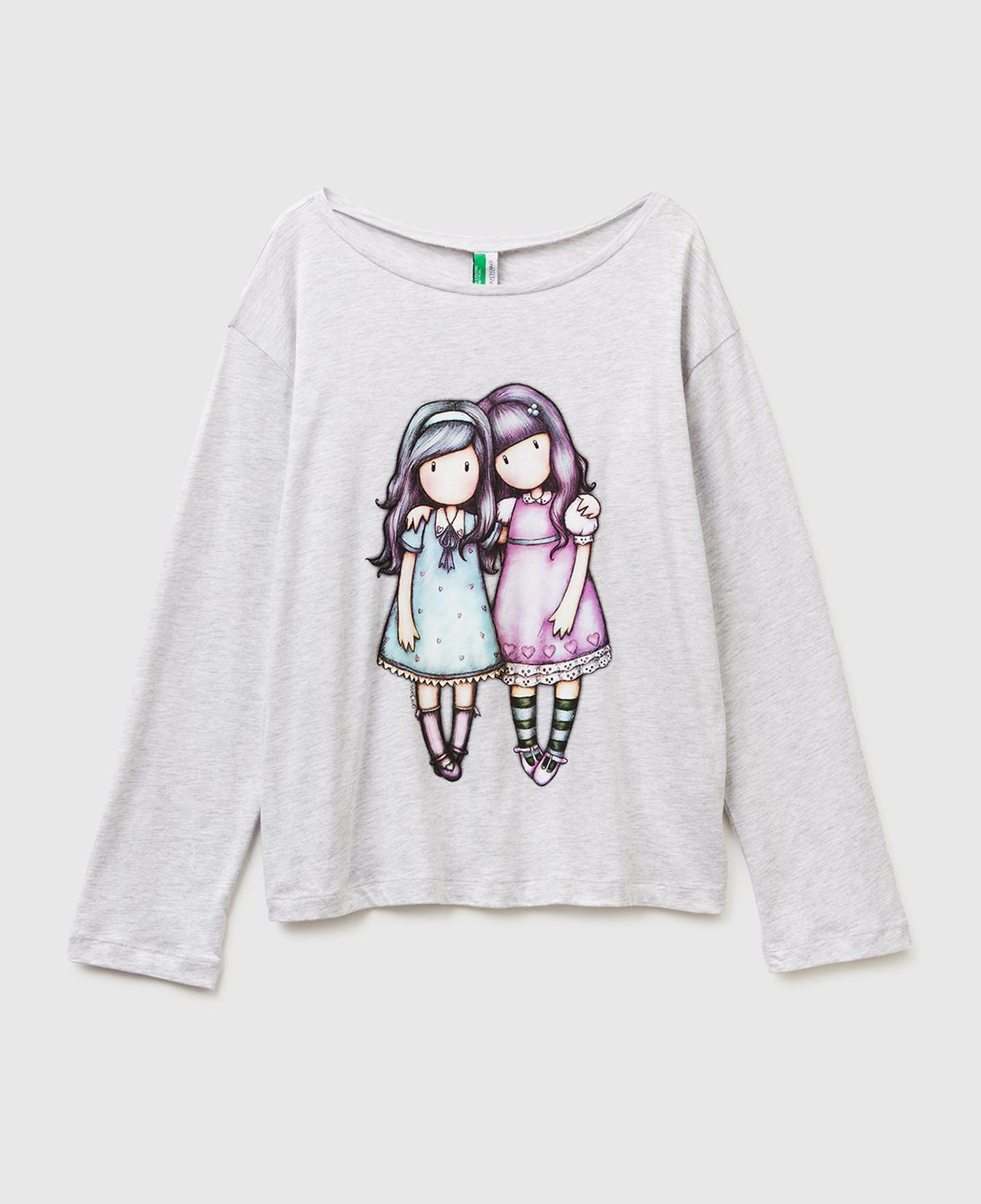 Kadın Beyaz Koton Karışımlı Gorjuss Baskılı Pijama üstü