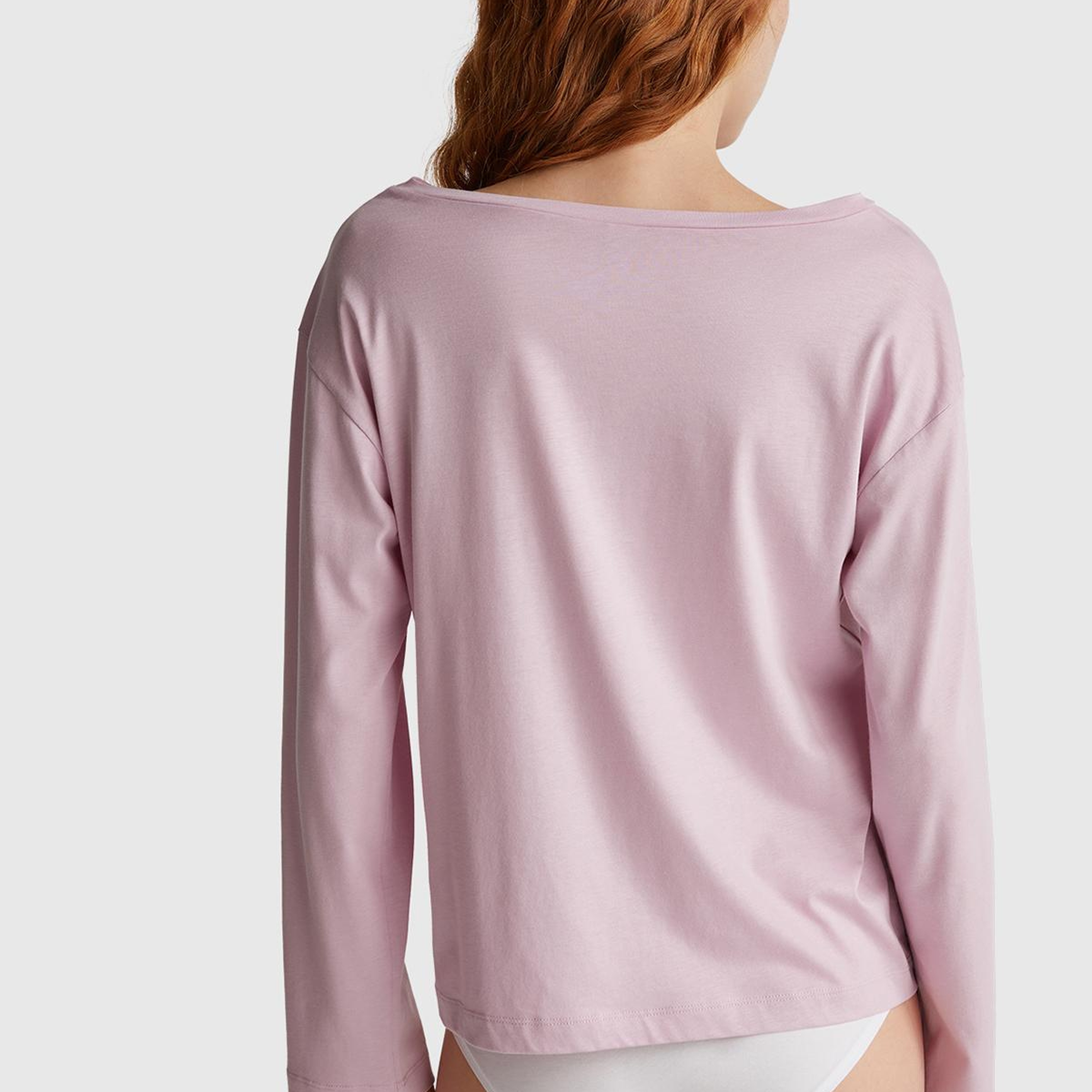 Kadın Toz Pembe Koton Karışımlı Gorjuss Baskılı Pijama üstü