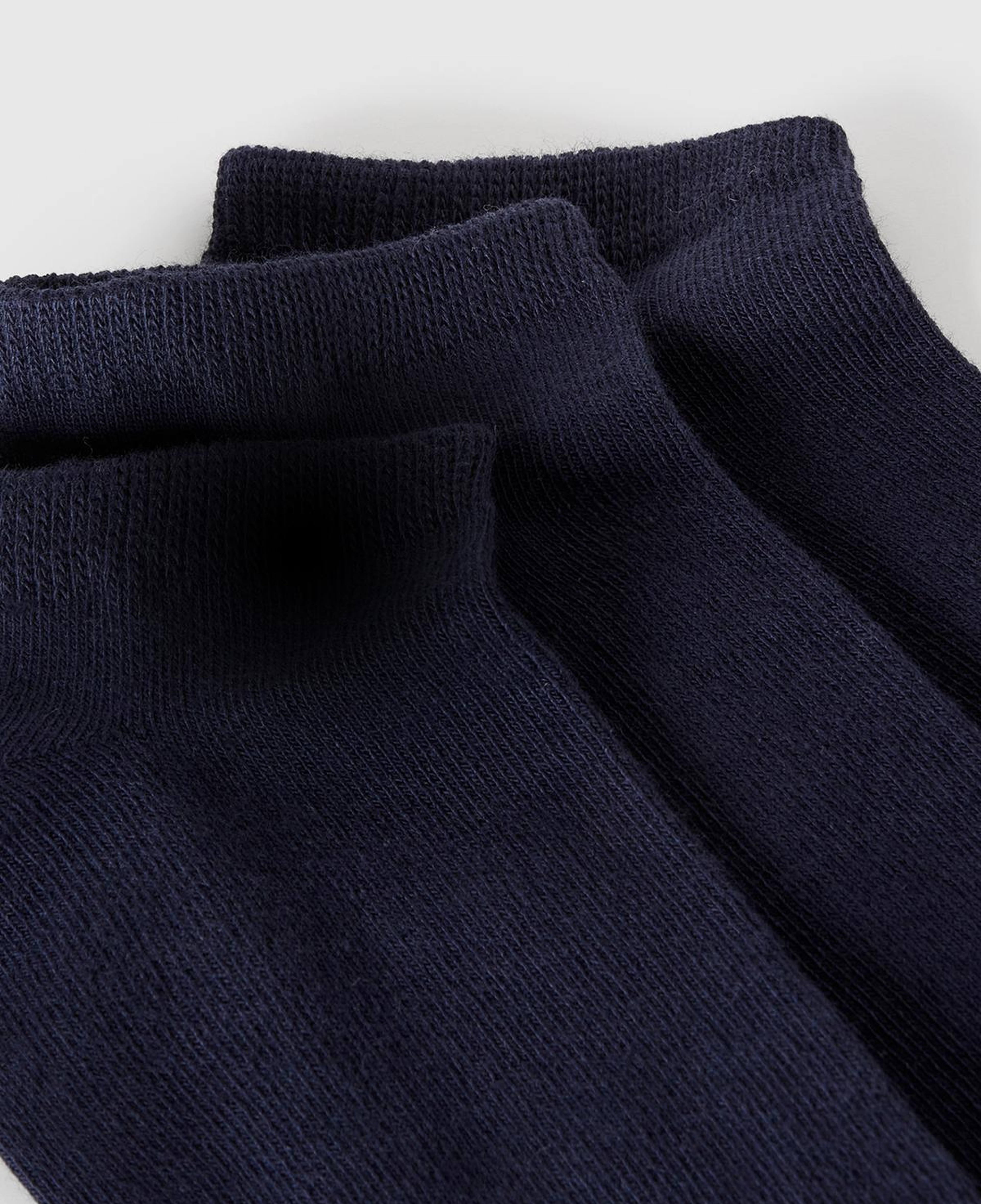 Unisex Siyah 3'lü Patik Çorap