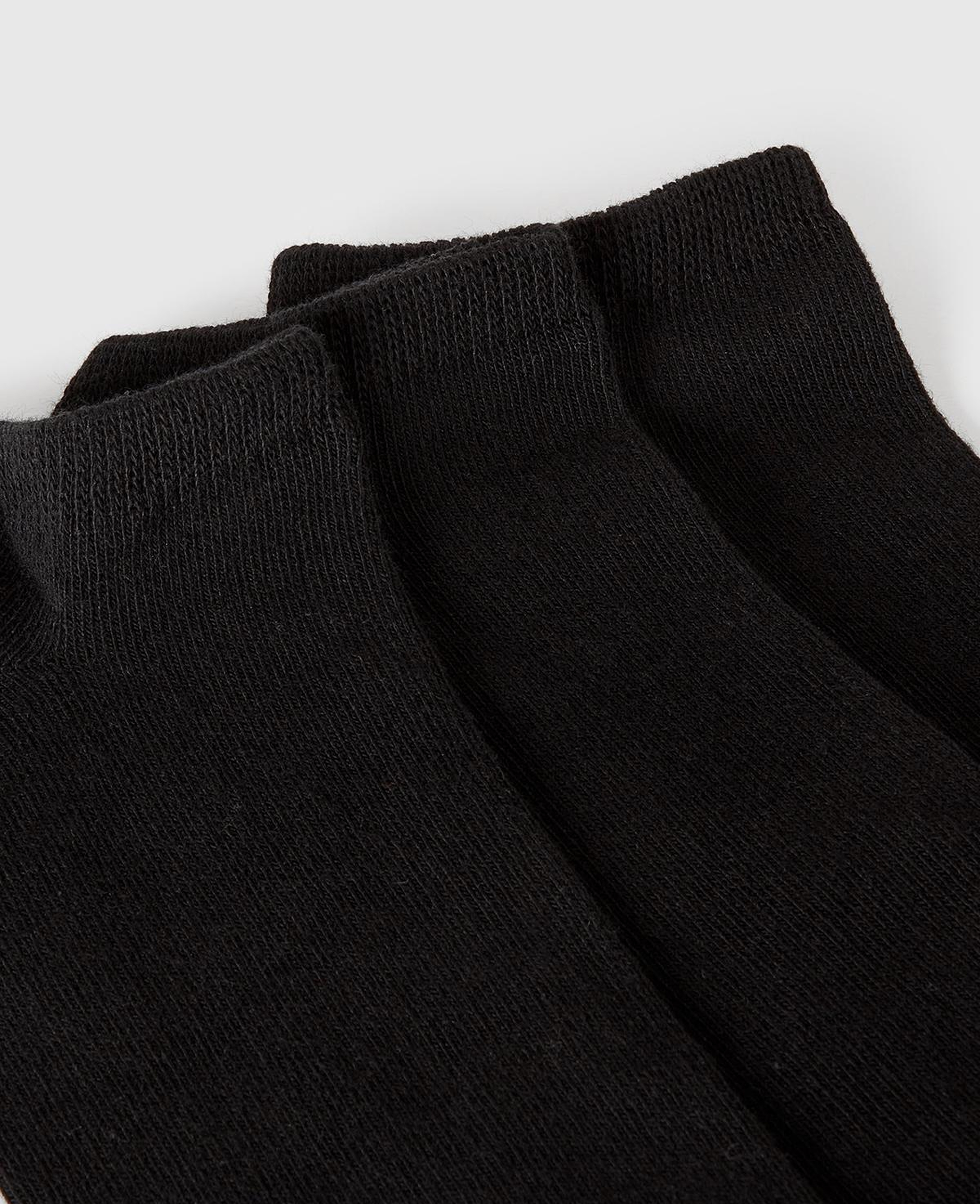 Unisex Lacivert 3'lü Patik Çorap