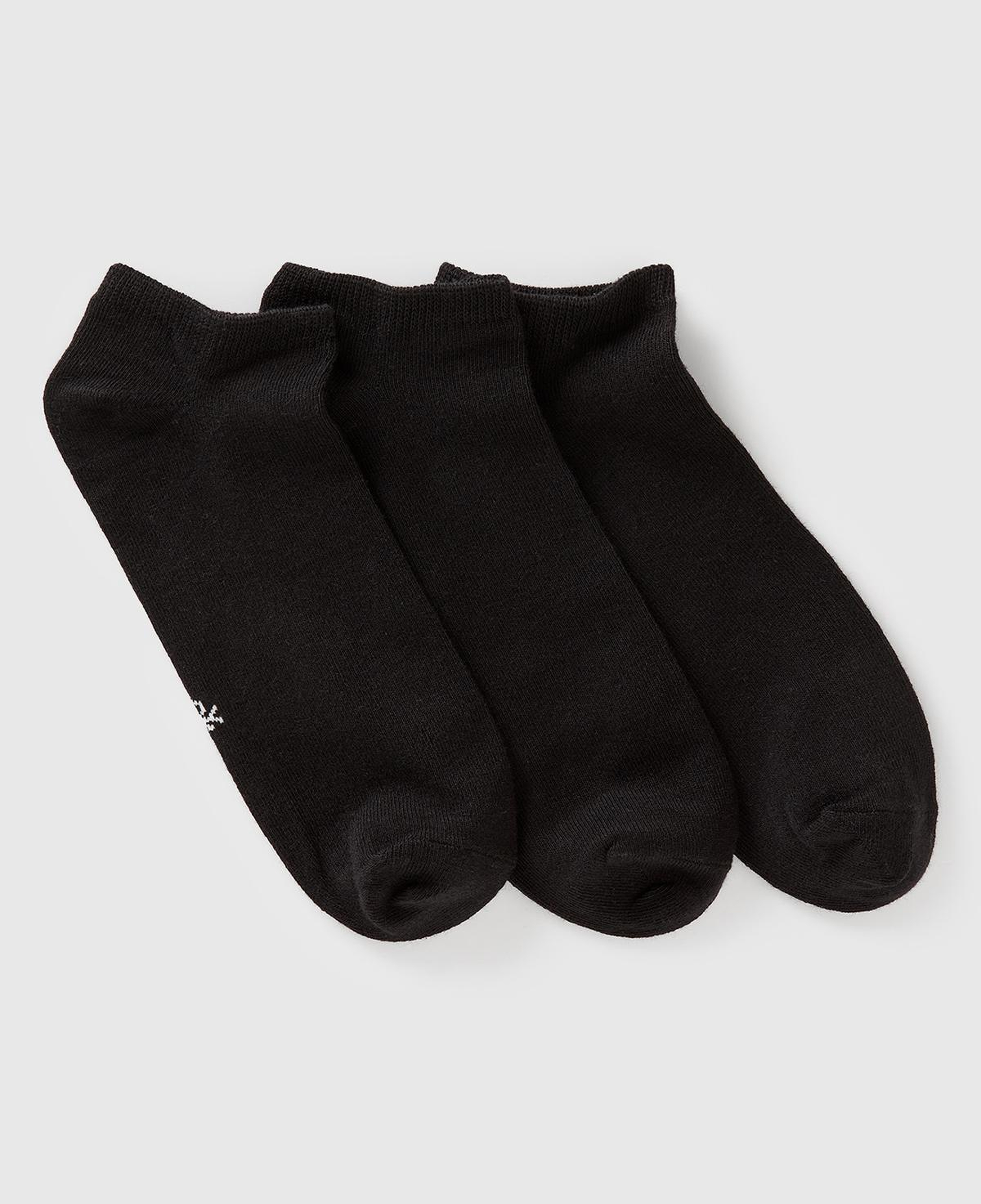 Unisex Lacivert 3'lü Patik Çorap