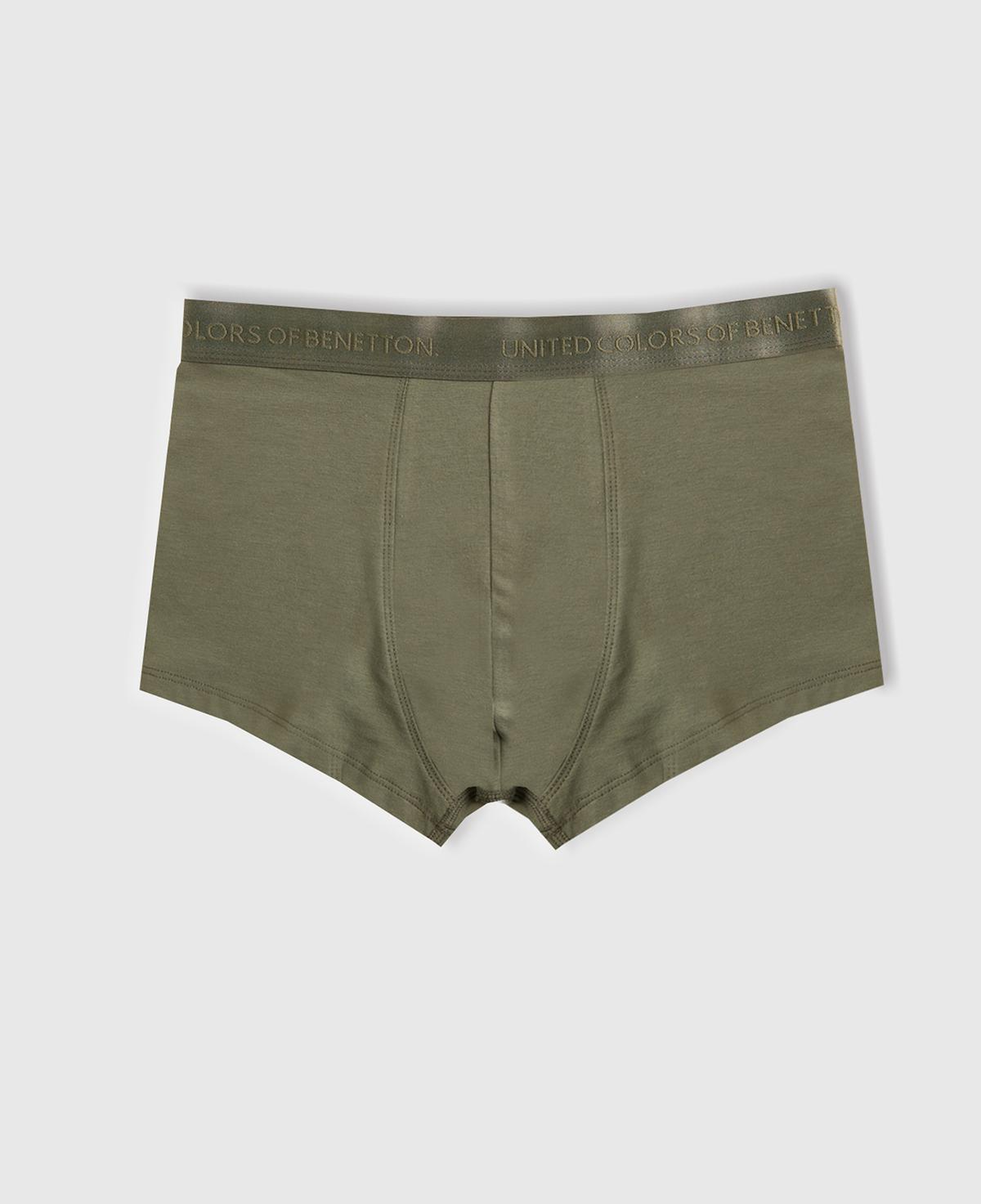 Erkek Siyah Pamuk Karışımlı Logo Bantlı 3'lü Boxer Seti