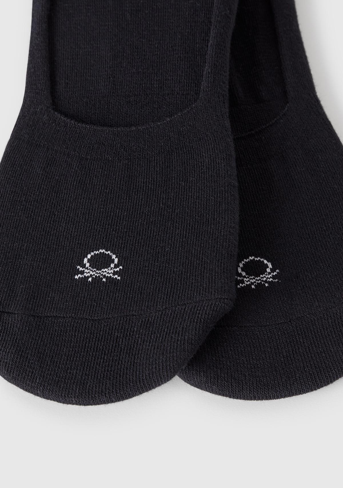 Unisex Lacivert 2'li Babet Çorap