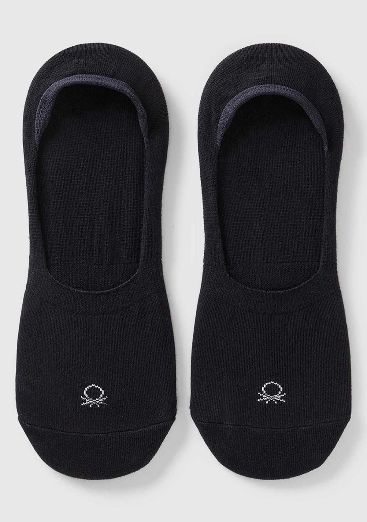 Unisex Lacivert 2'li Babet Çorap