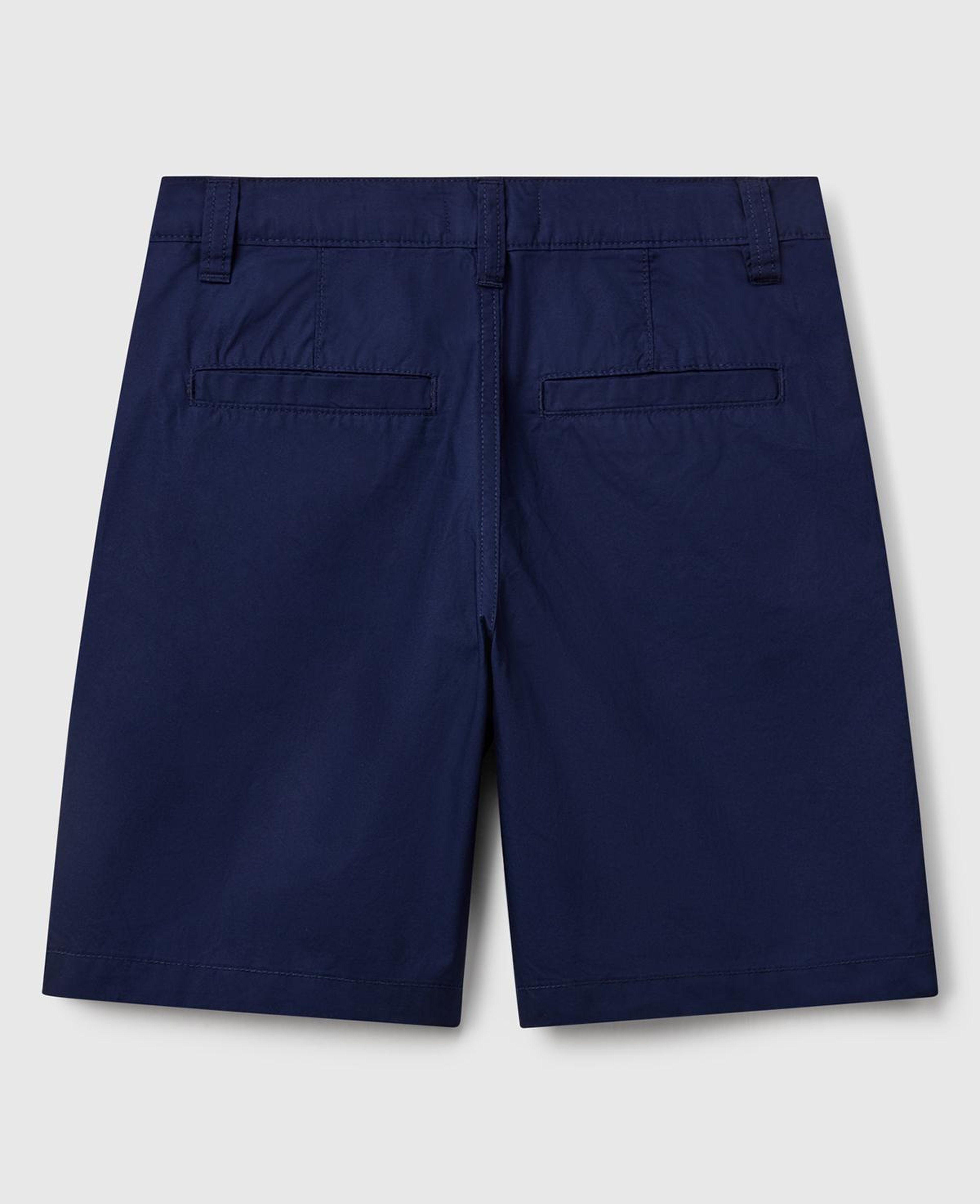 Erkek Çocuk Lacivert Cepli Regular Fit Denim Bermuda Şort