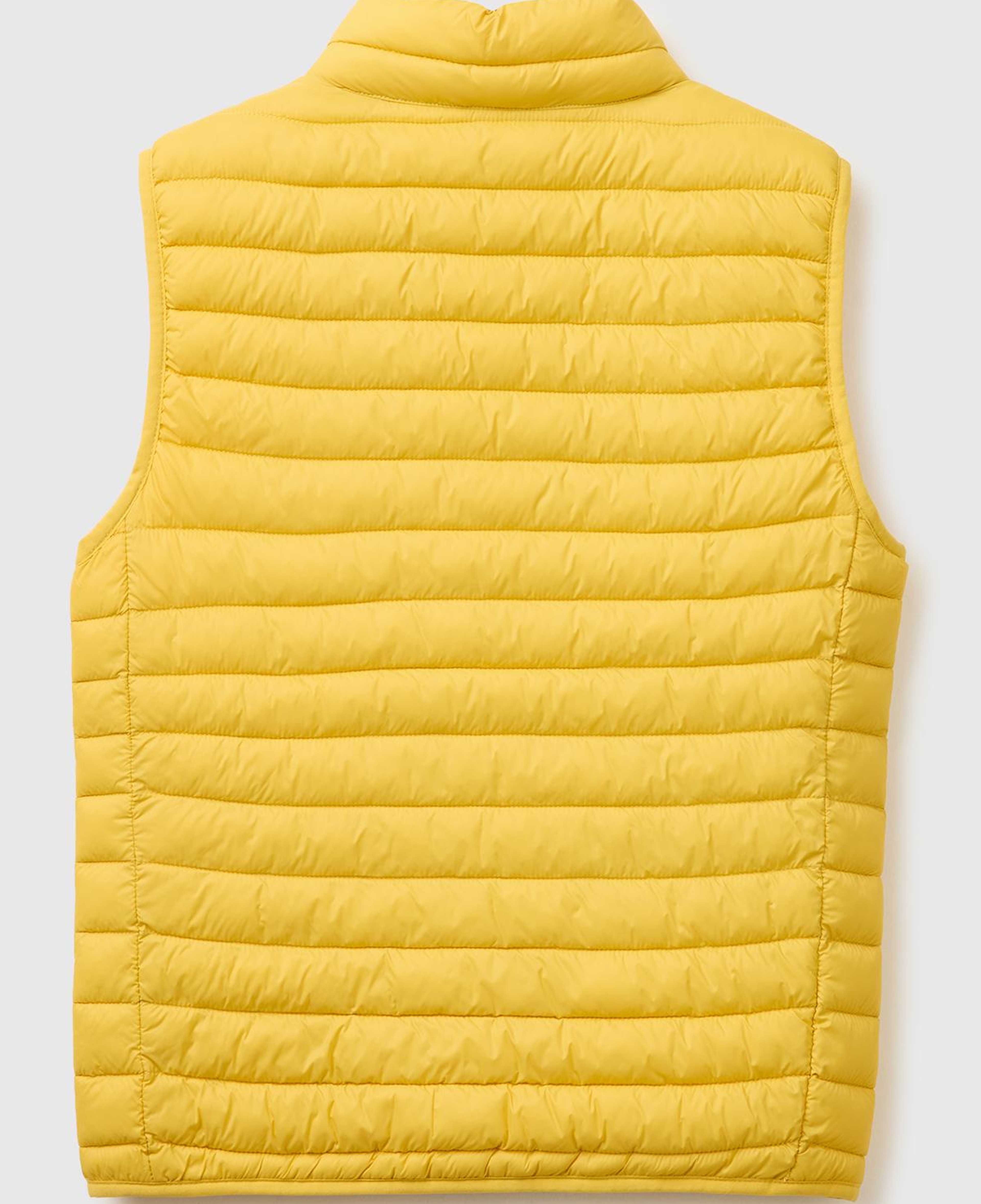 Erkek Sarı Polyester Dolgulu Regular Fit Yelek