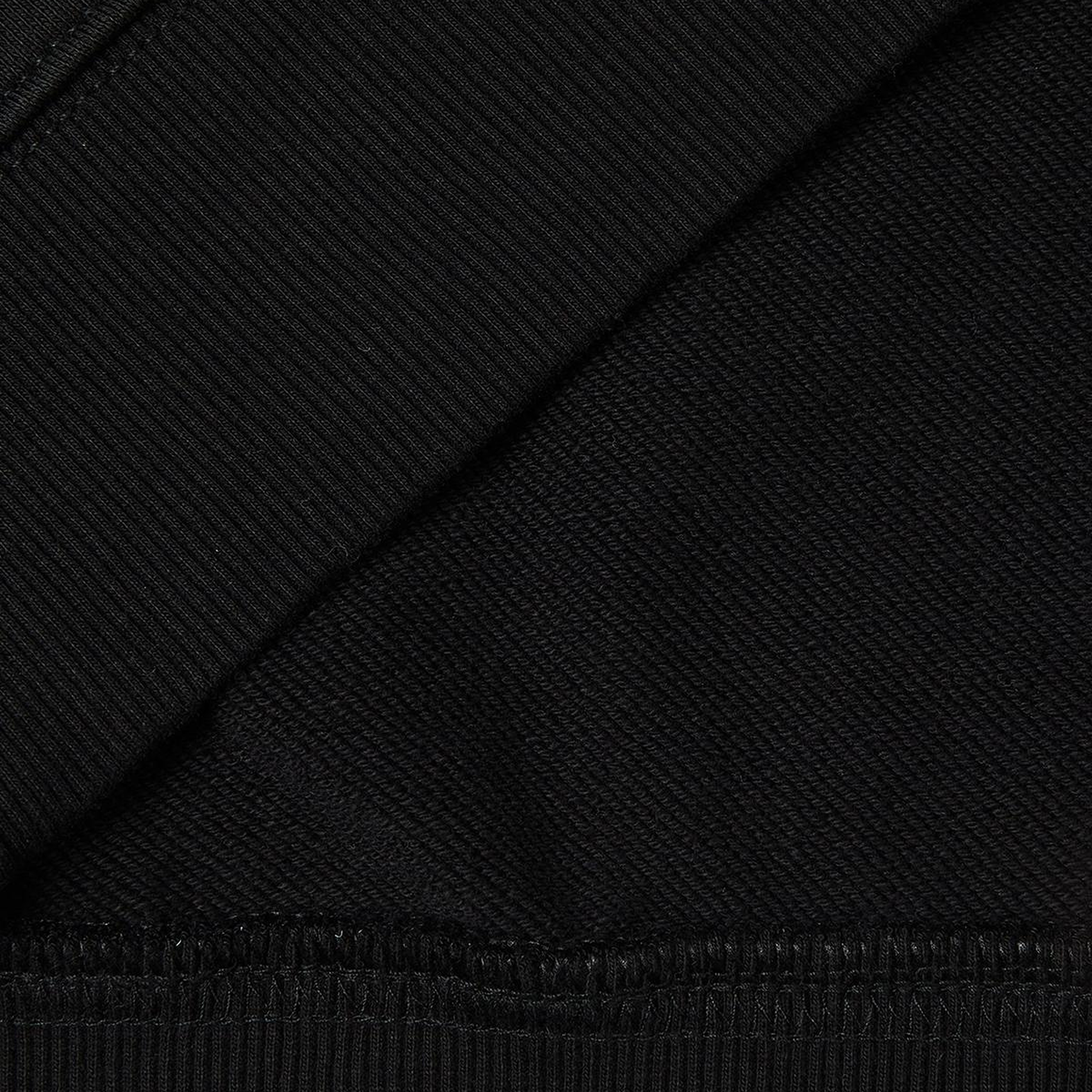 Erkek Siyah  %100 Pamuk Grafik Baskılı Kapüşonlu Sweatshirt