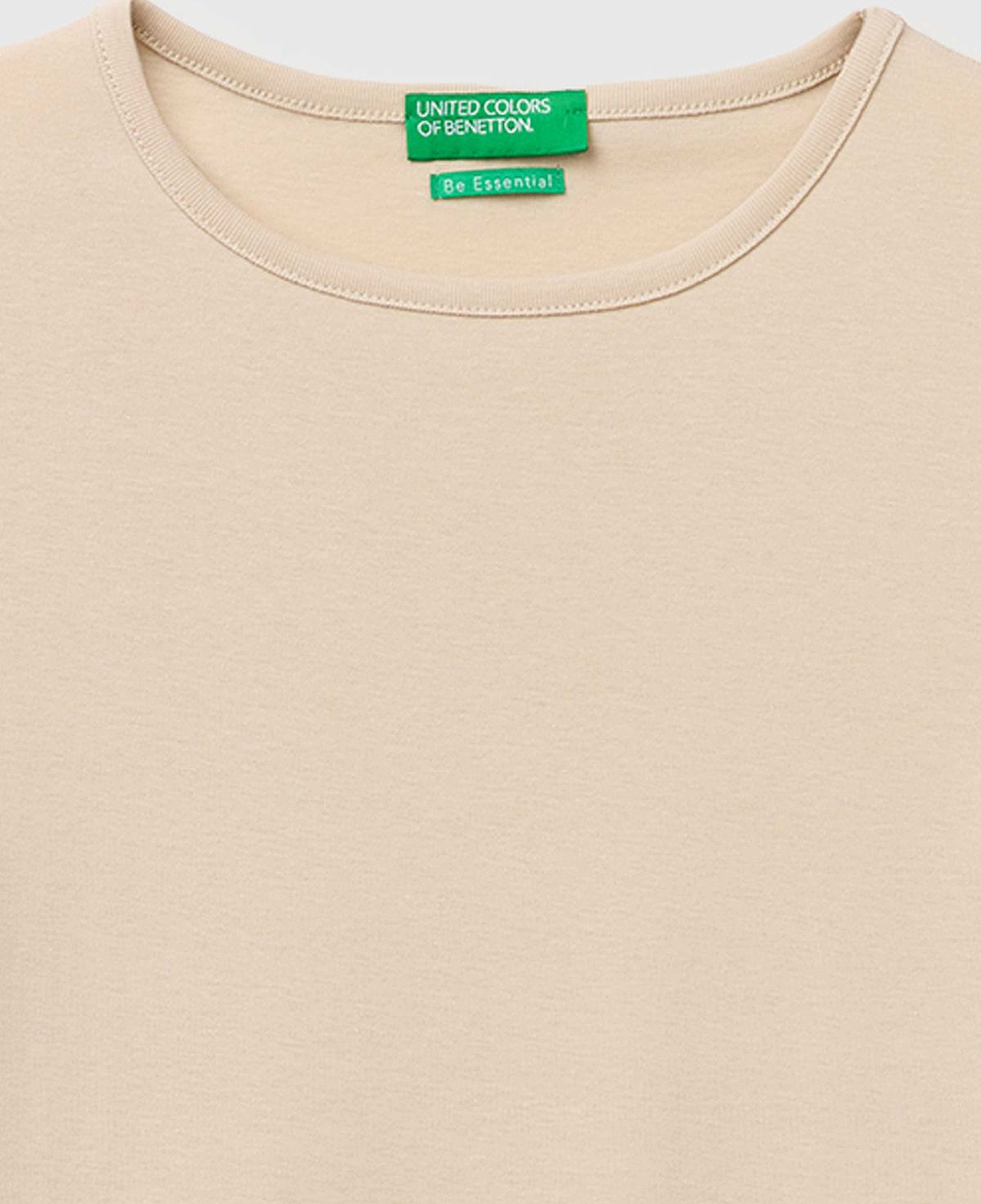 Kadın Taş %100 Pamuk Bisiklet Yaka T-Shirt