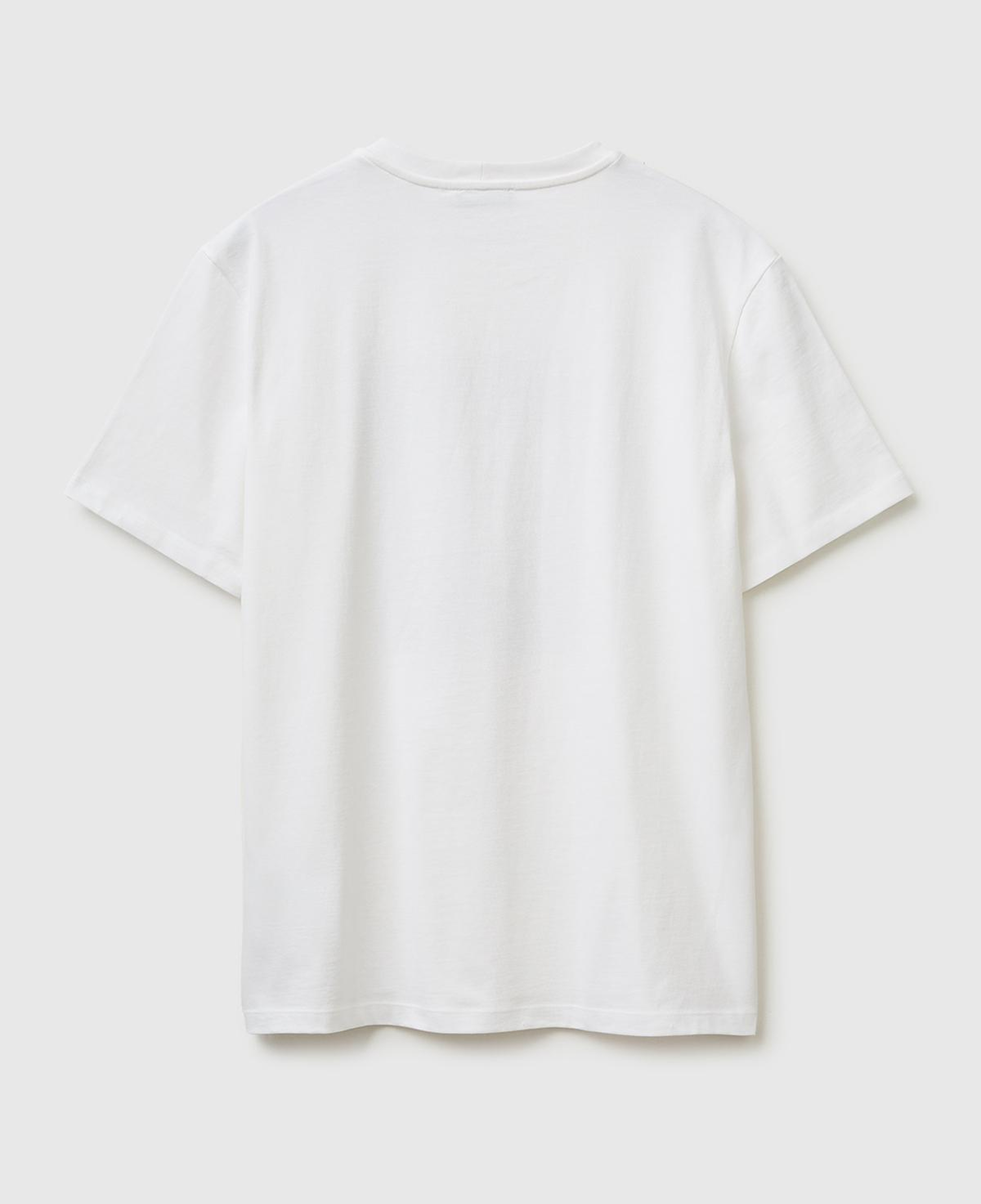 Erkek Beyaz  %100 Pamuk Regular Fit Grafik Baskılı T-Shirt