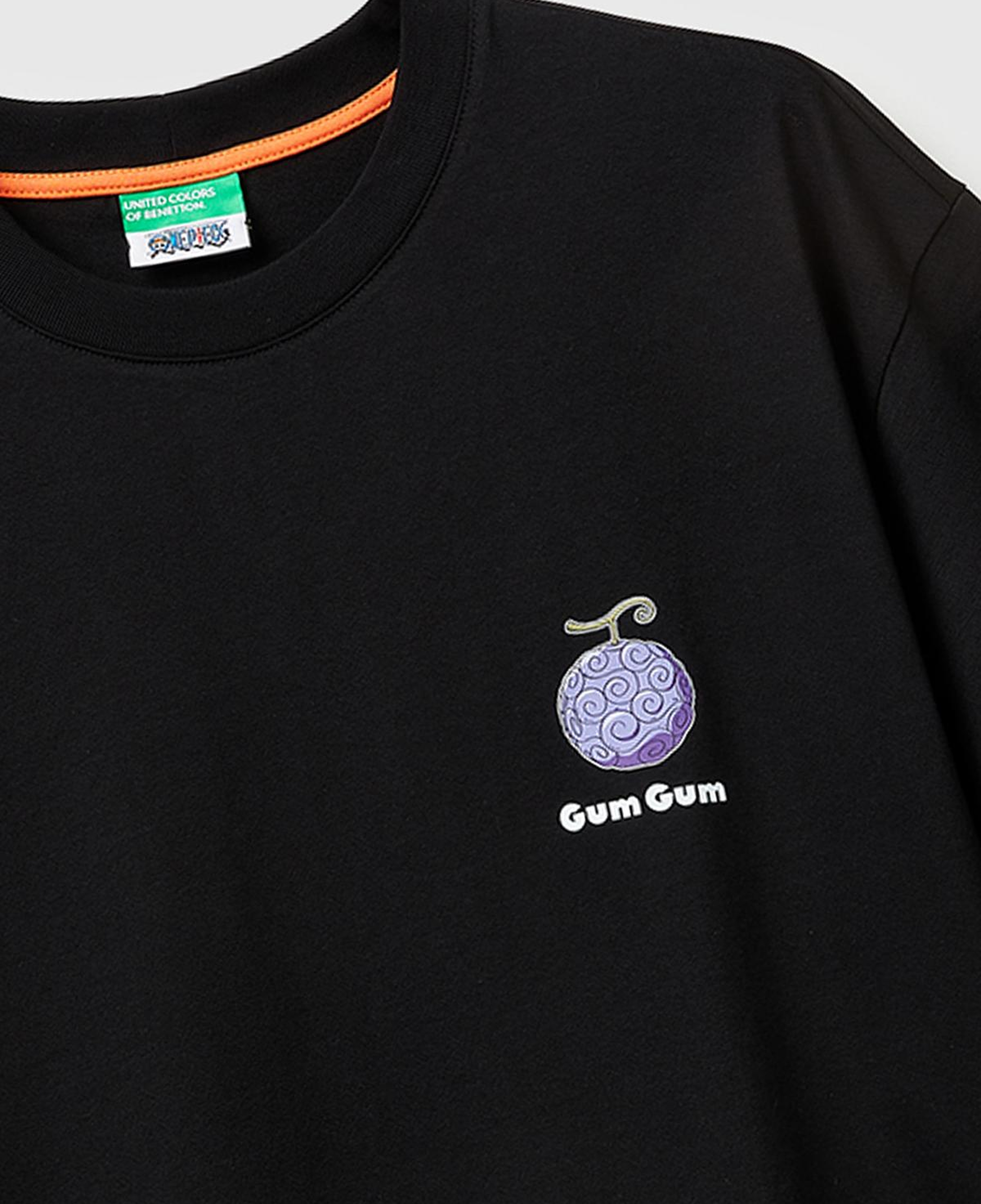 Erkek Siyah %100 Pamuk Grafik Baskılı Logo Etiketli Bisiklet Yaka T-Shirt