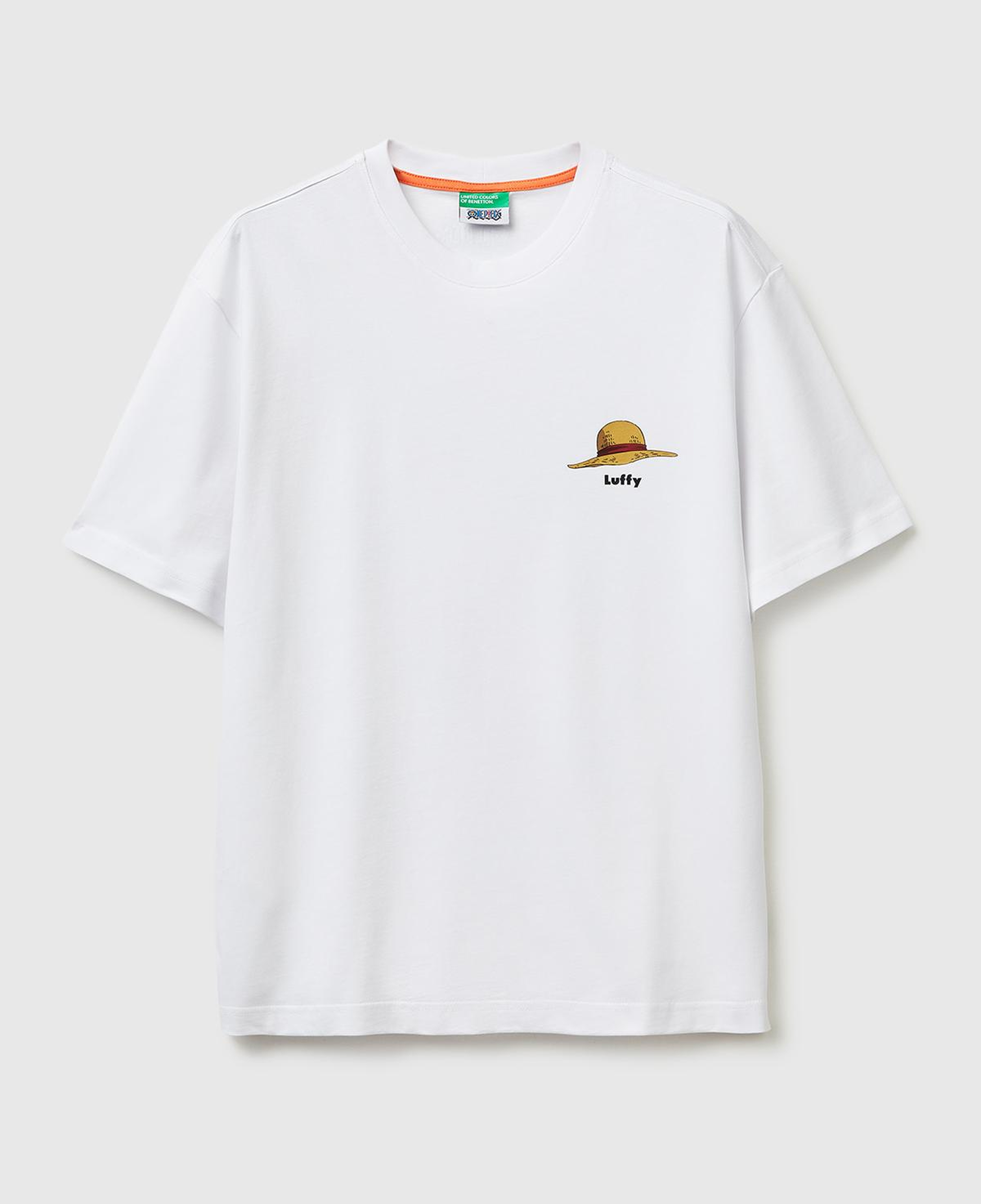 Erkek Beyaz %100 Pamuk Grafik Baskılı Logo Etiketli Bisiklet Yaka T-Shirt