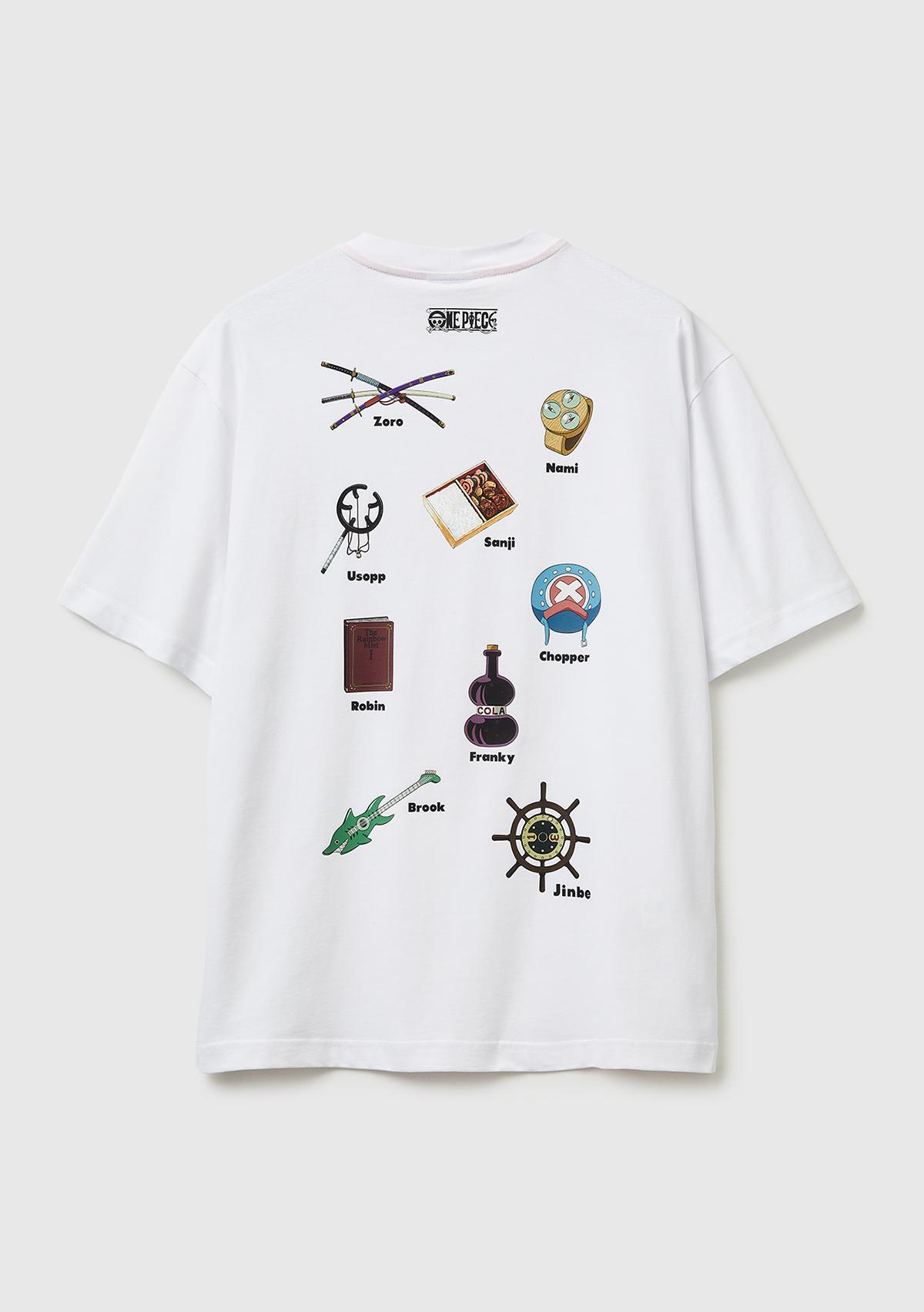 Erkek Beyaz %100 Pamuk Grafik Baskılı Logo Etiketli Bisiklet Yaka T-Shirt