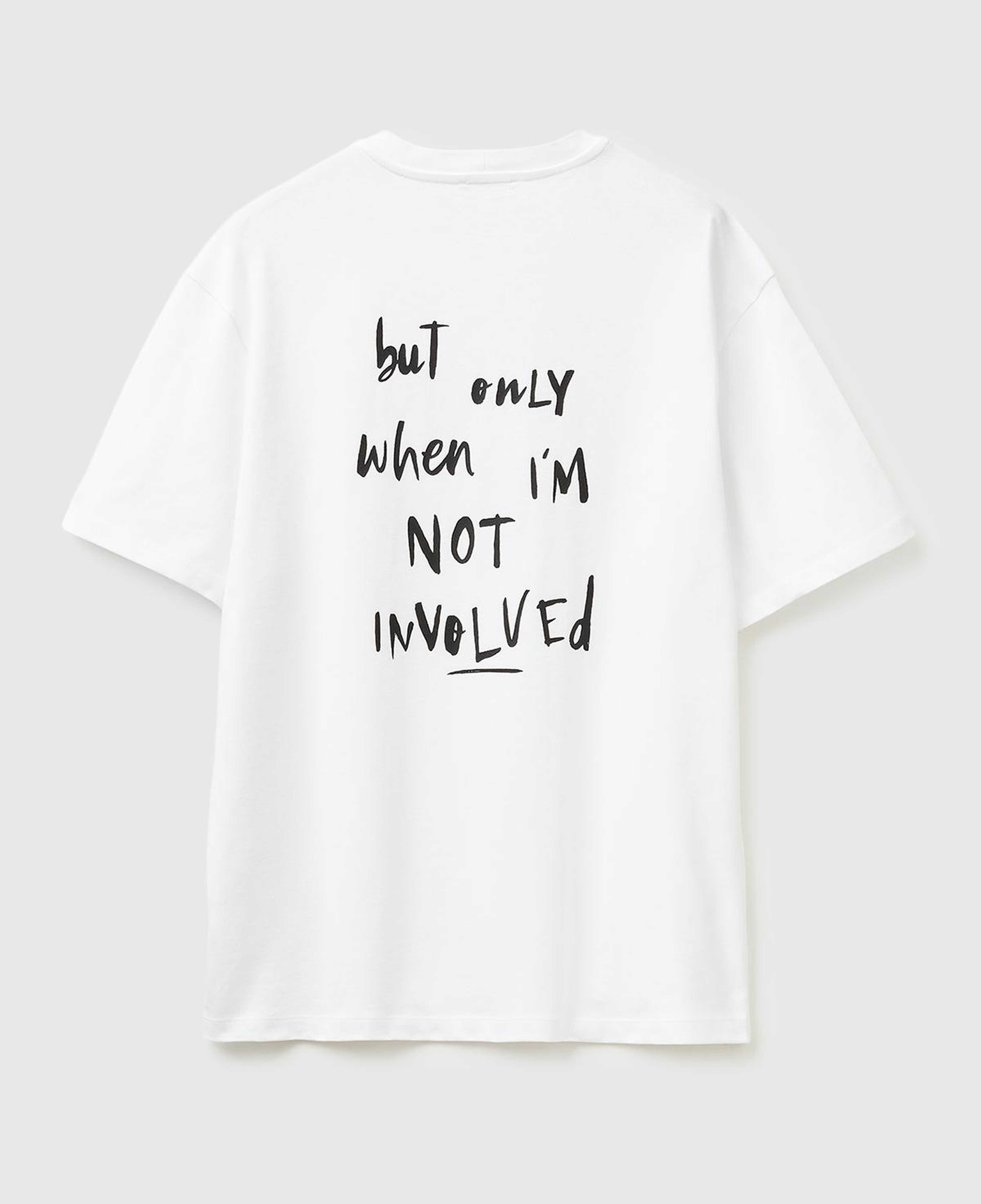 Erkek Beyaz Mix  %100 Pamuk Grafik Baskılı Bisiklet Yaka T-Shirt