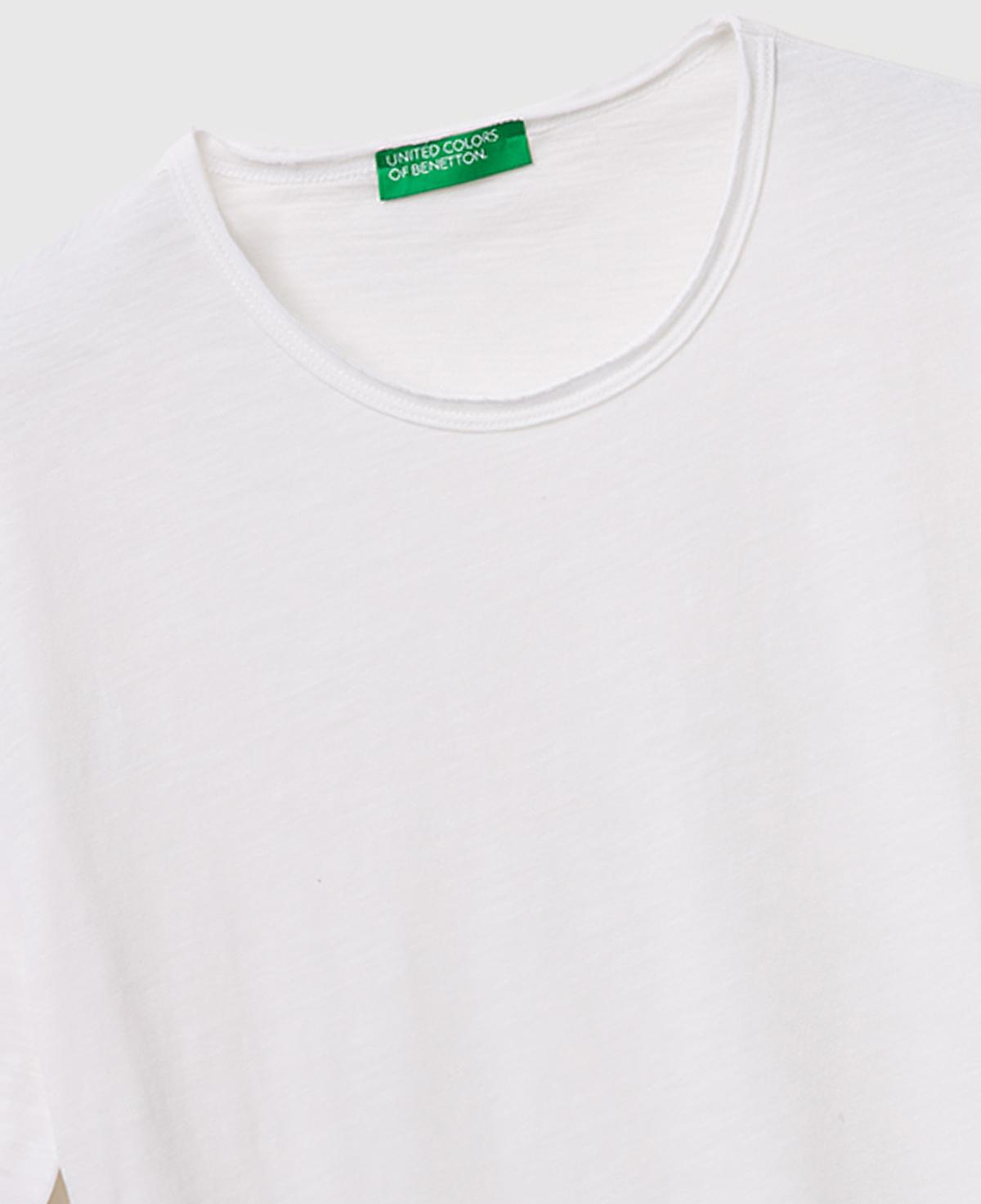 Erkek Beyaz  %100 Pamuk Regular Fit Bisiklet Yaka T-Shirt