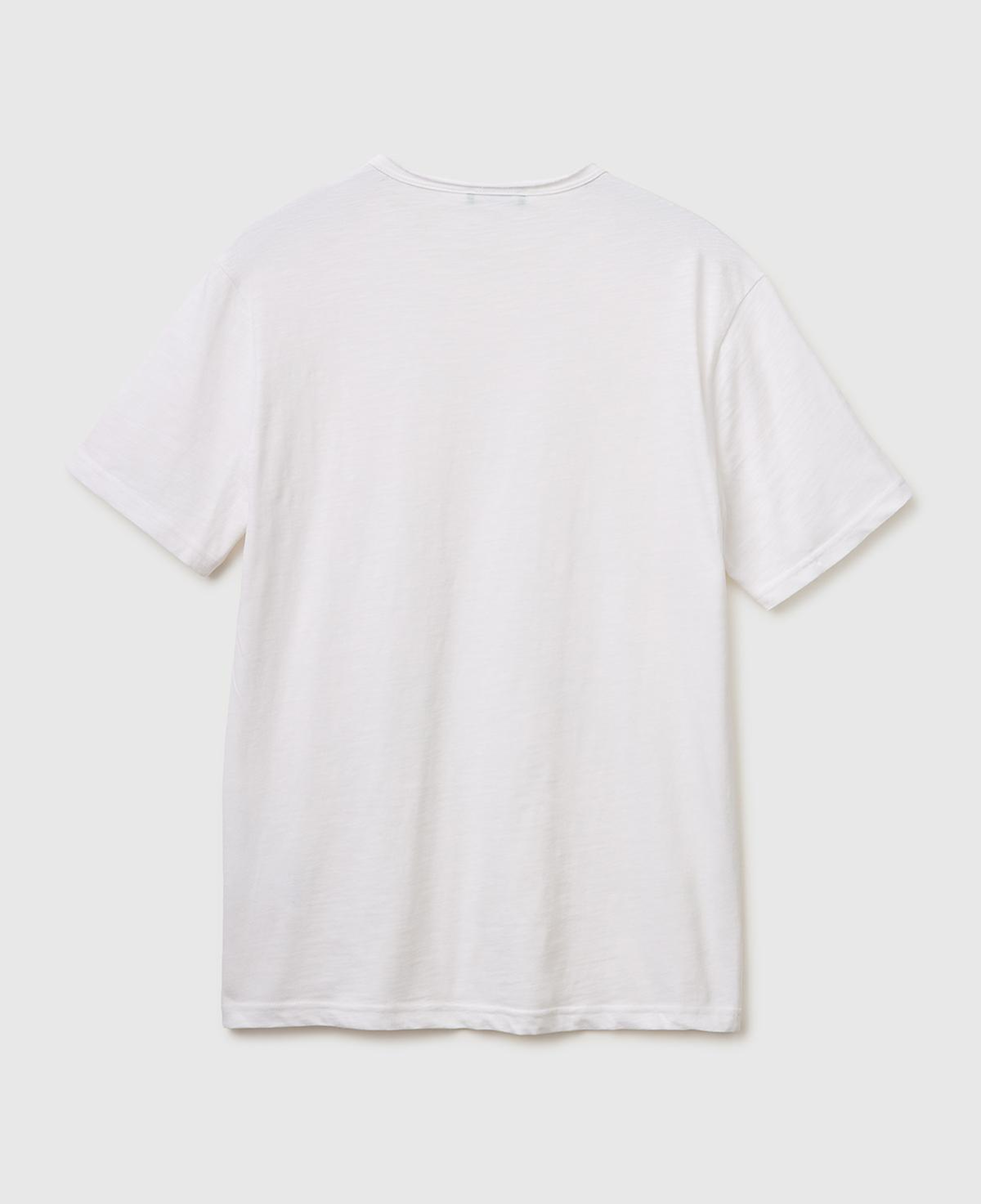 Erkek Beyaz  %100 Pamuk Regular Fit Bisiklet Yaka T-Shirt
